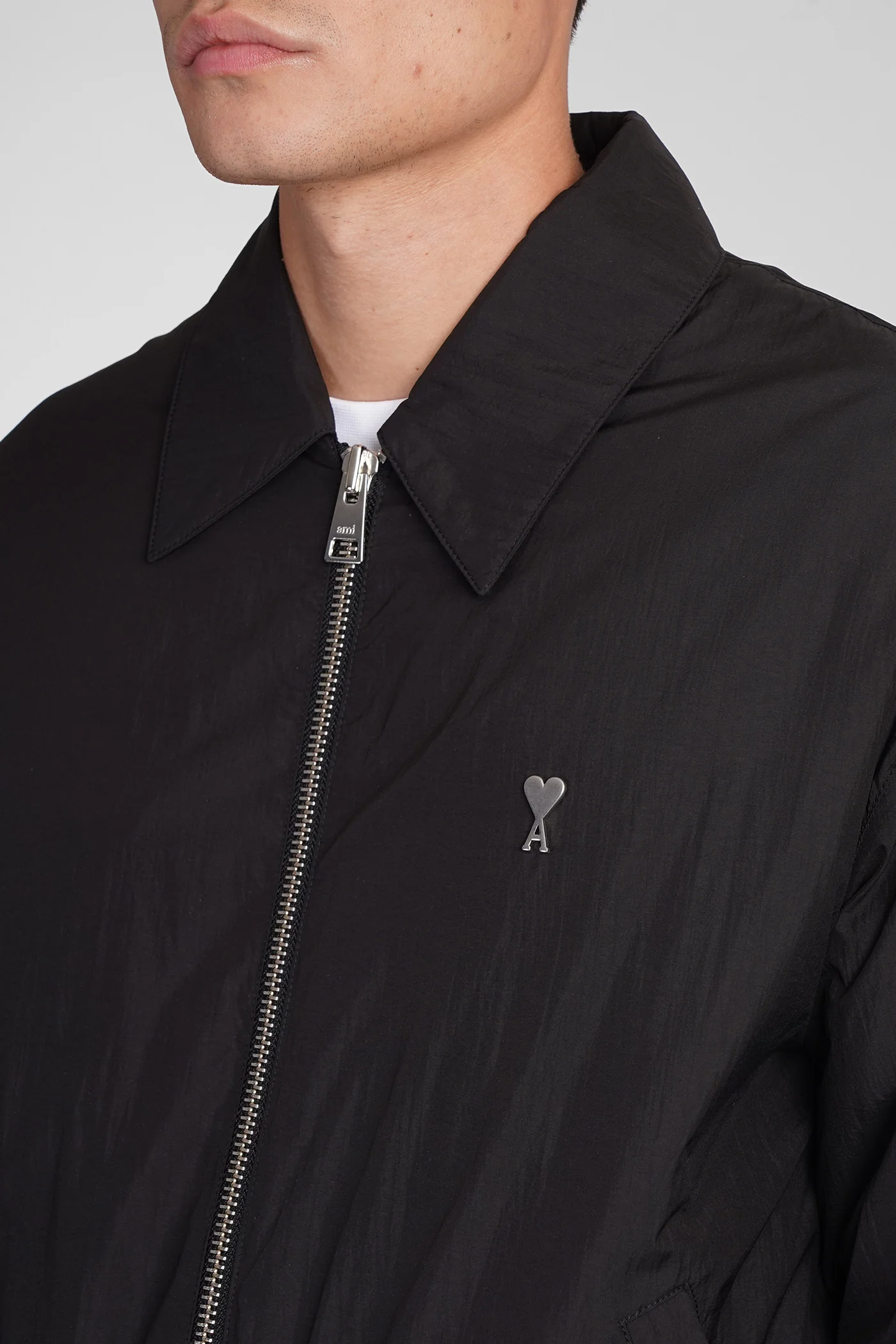 Bomber Jacket in black polyamide - Image 5