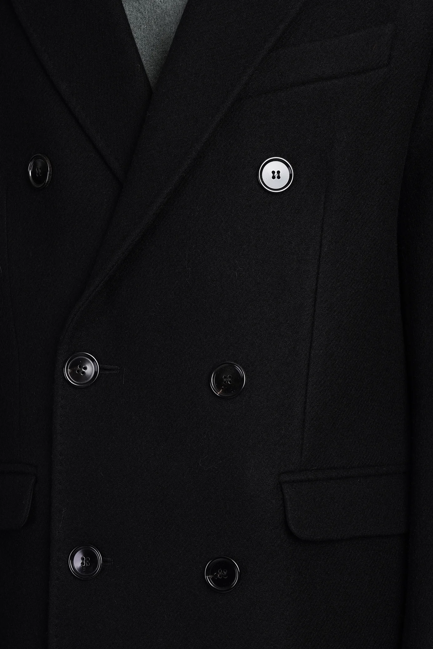 Coat in black wool - Image 5