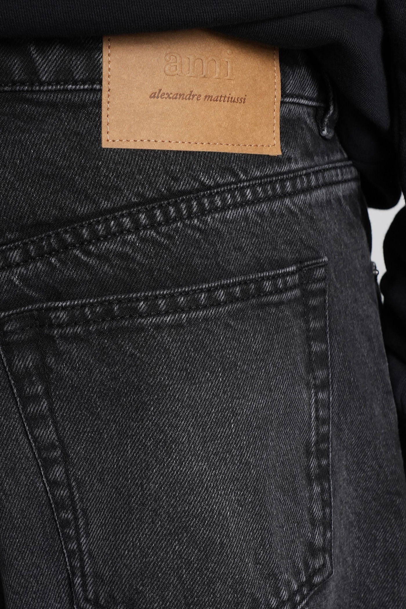 Jeans in black cotton - Image 5