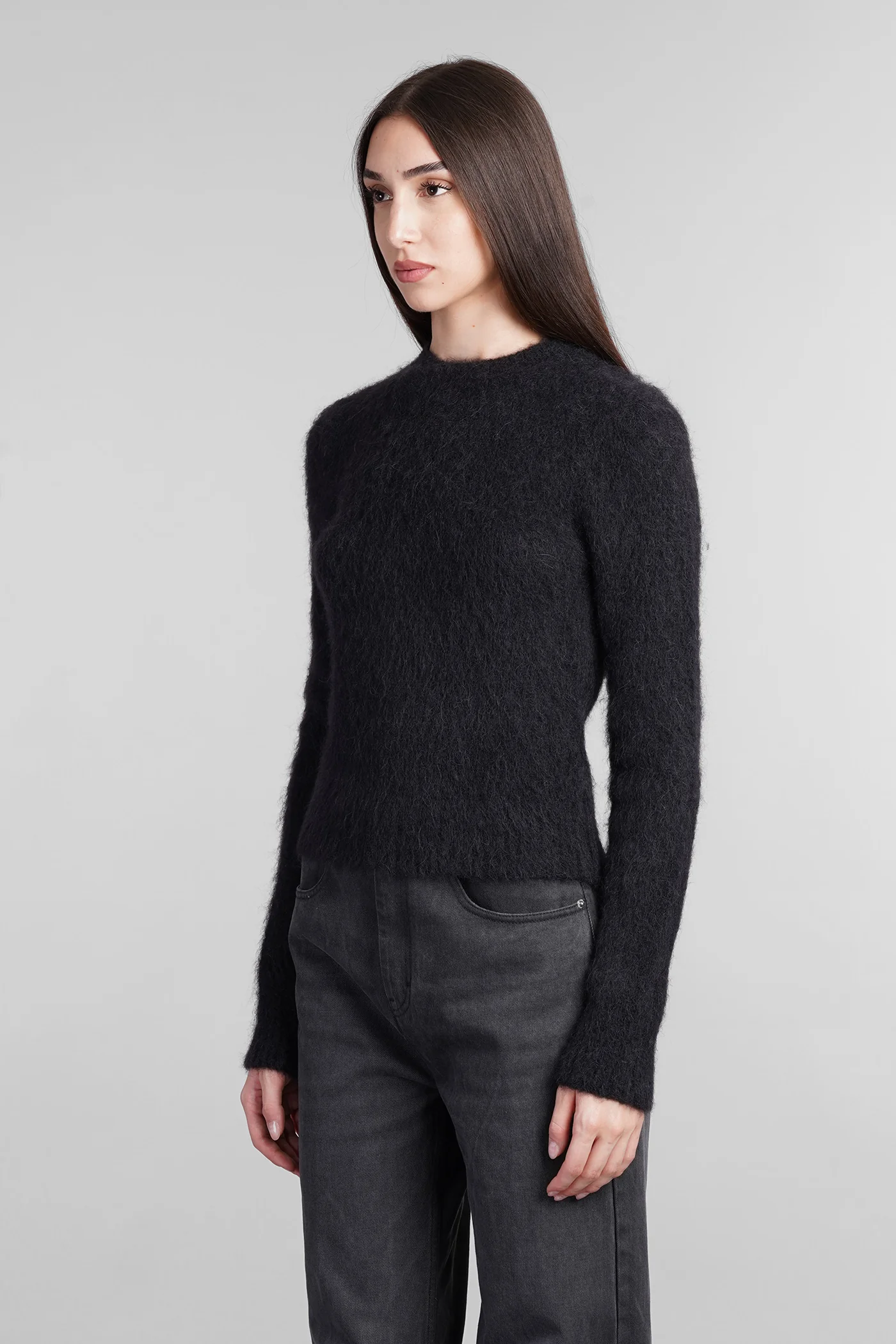 Knitwear in black wool - Image 4