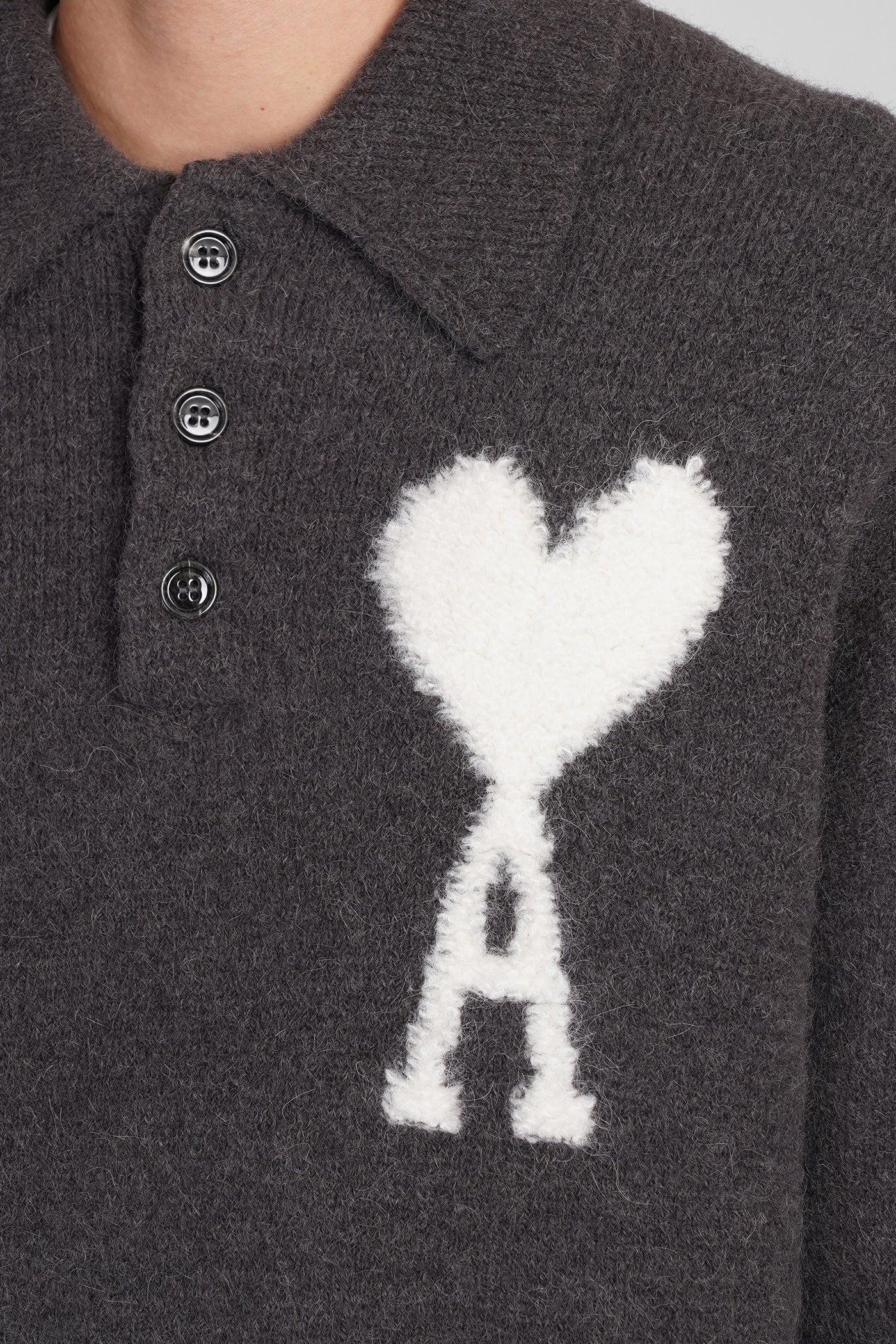 Knitwear in grey wool - Image 5
