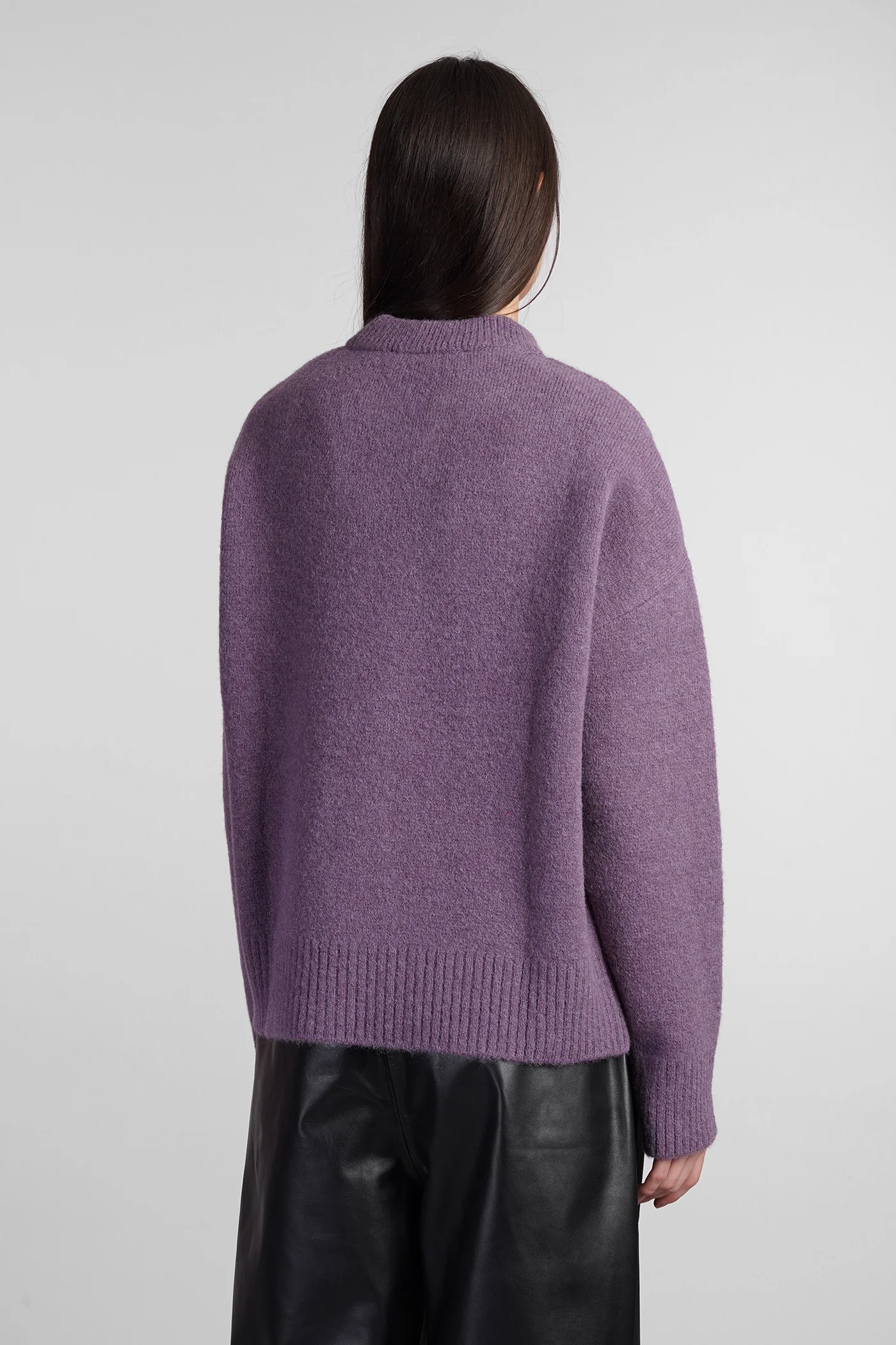 Knitwear in Viola wool - Image 3
