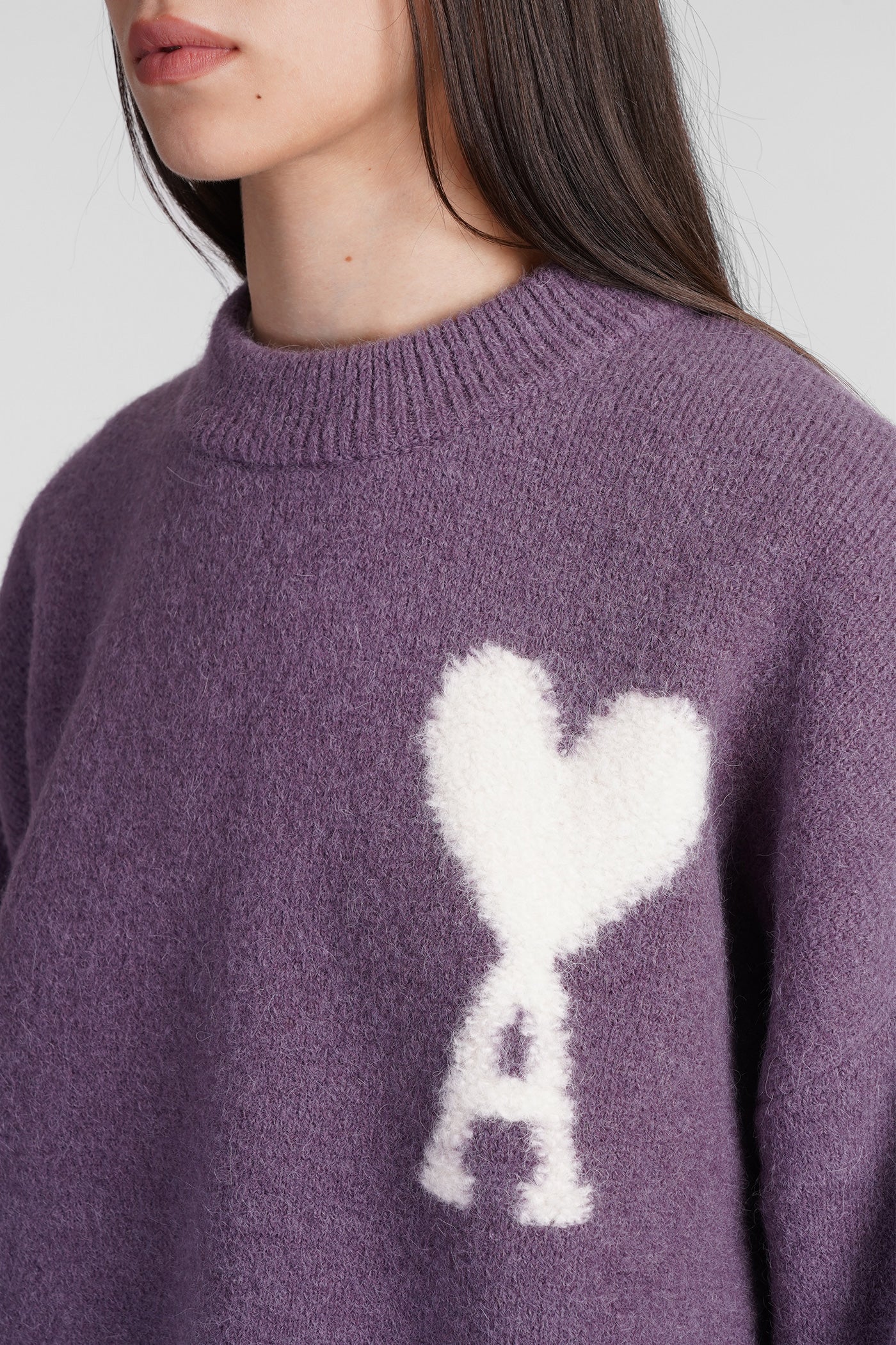 Knitwear in Viola wool - Image 5