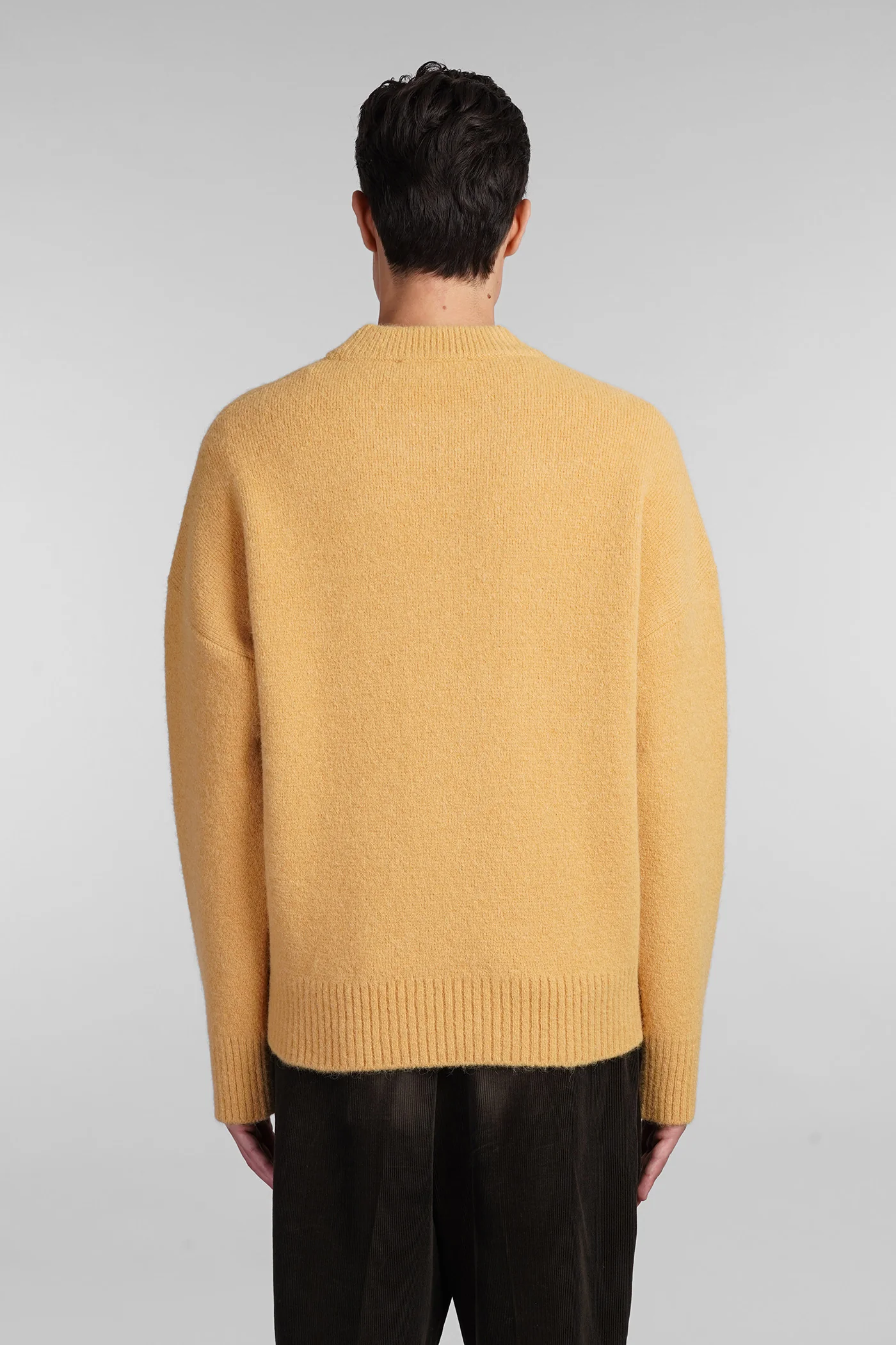 Knitwear in yellow wool - Image 3