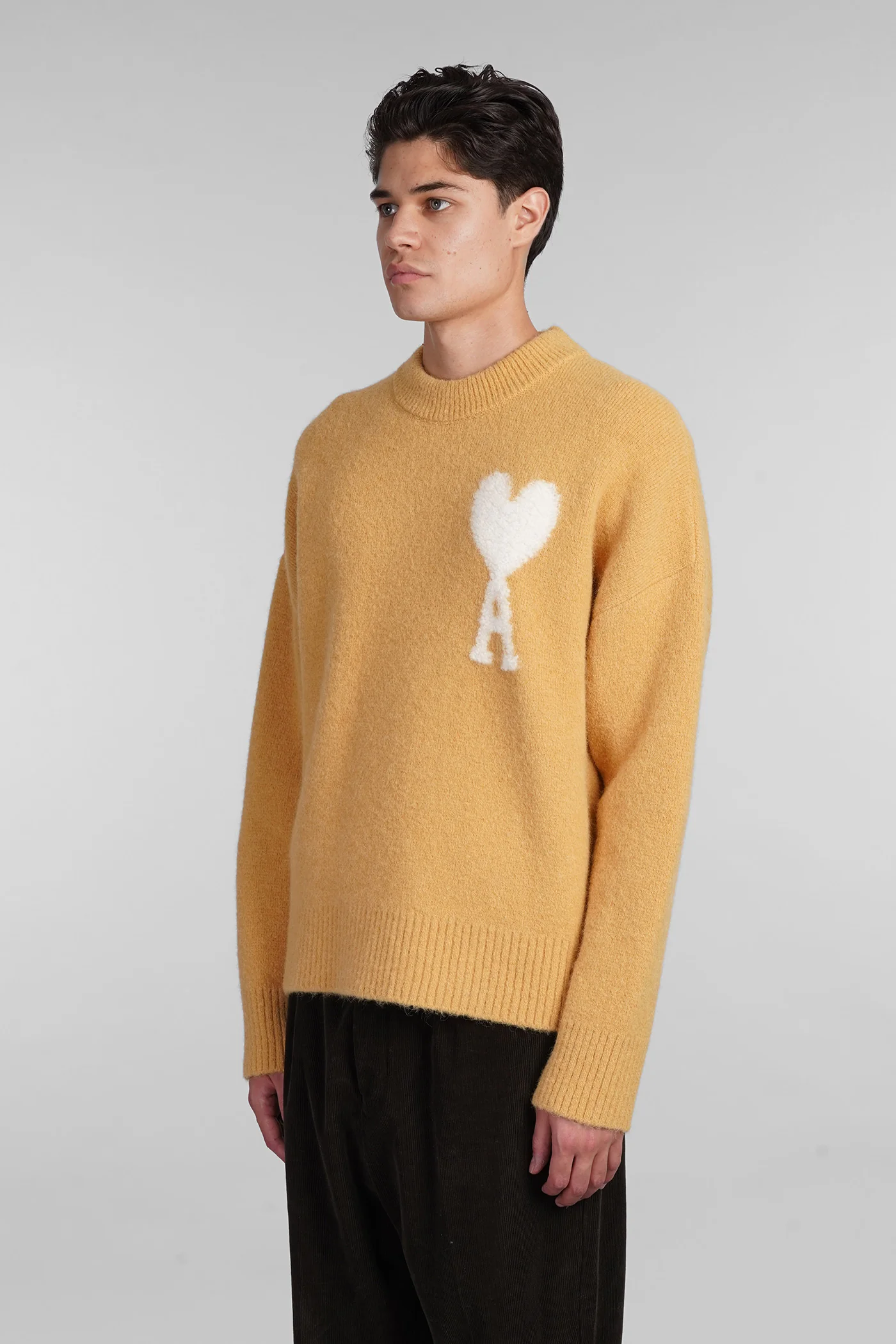 Knitwear in yellow wool - Image 4