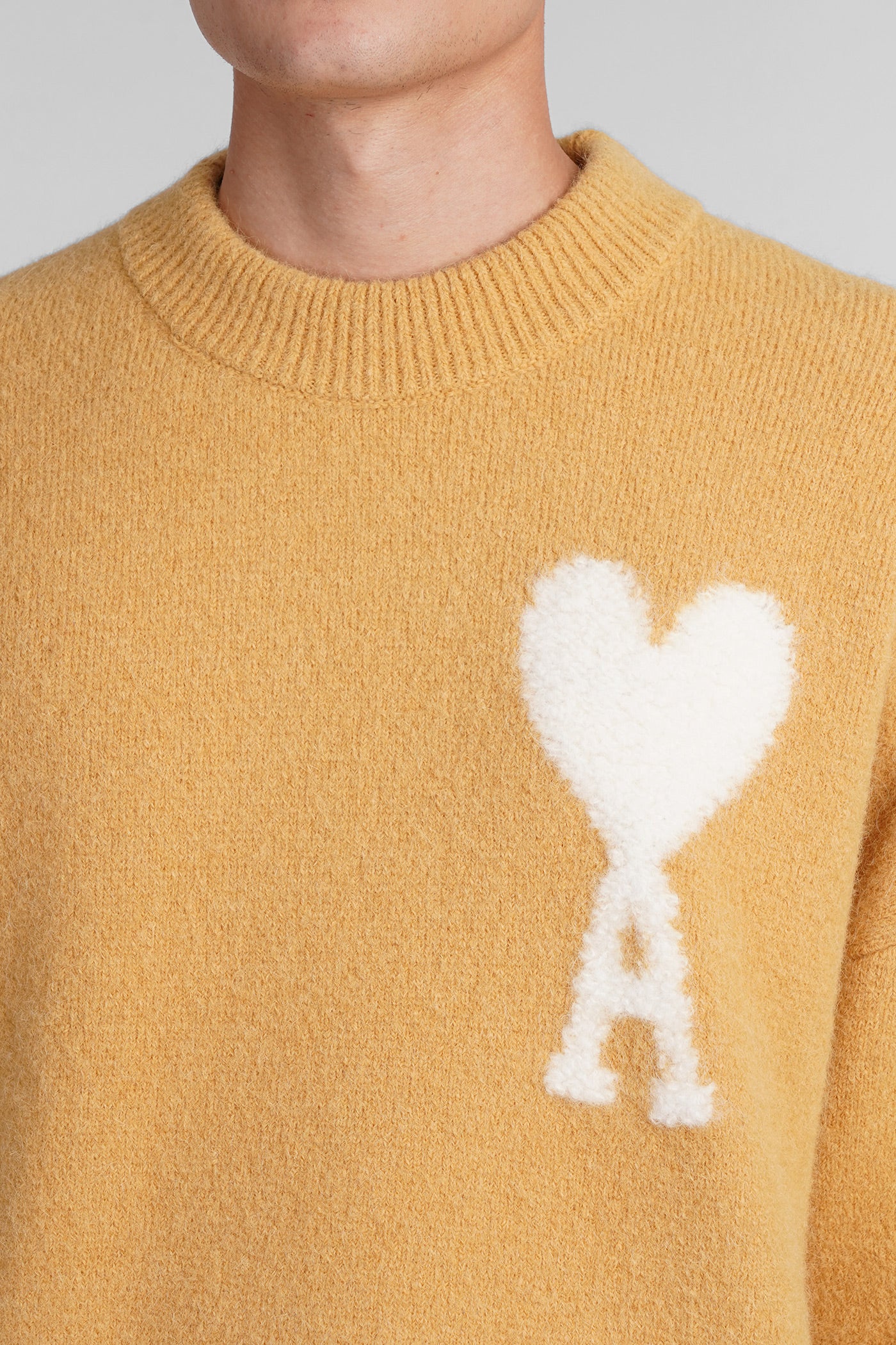 Knitwear in yellow wool - Image 5