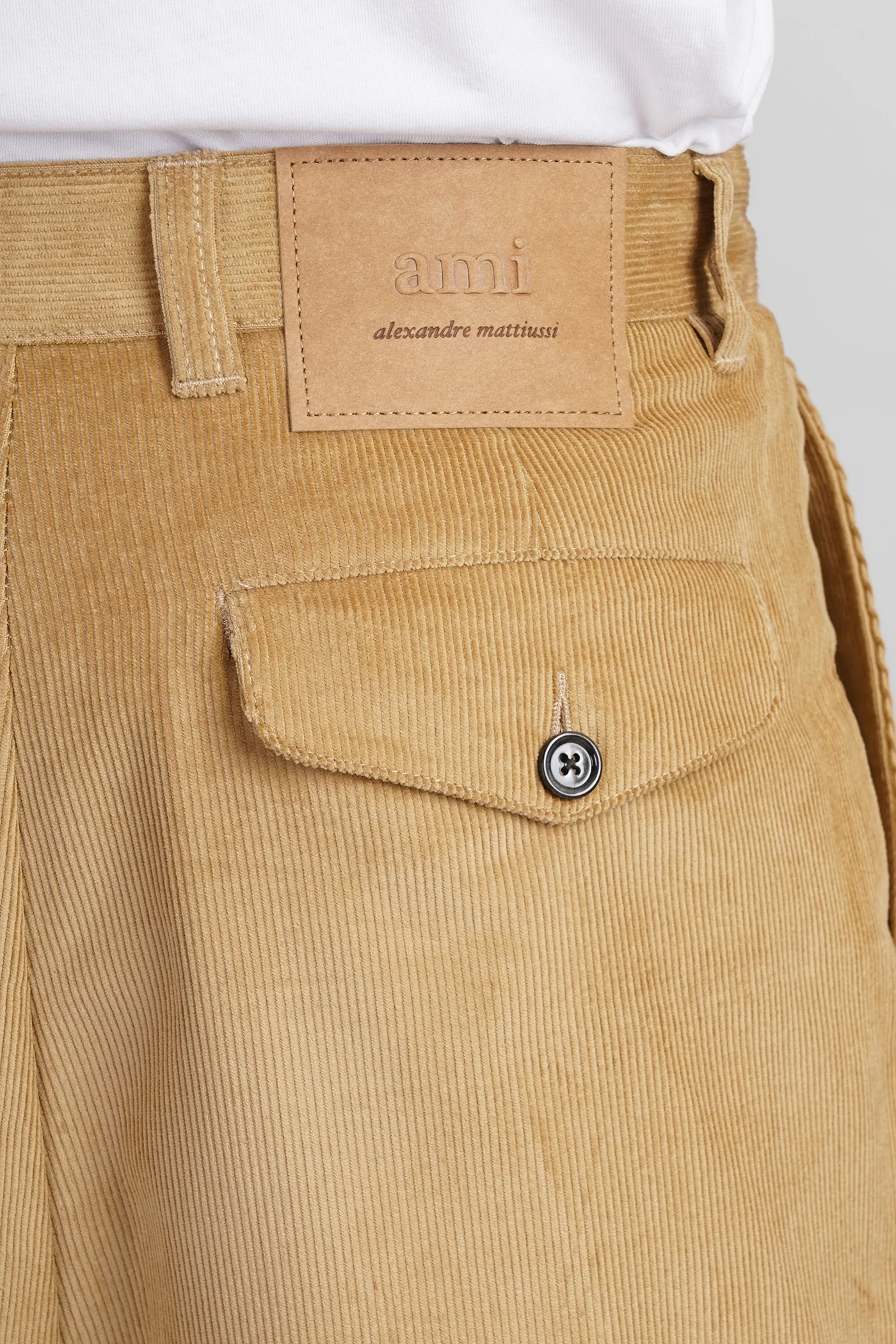 Pants in beige cotton - Image 5