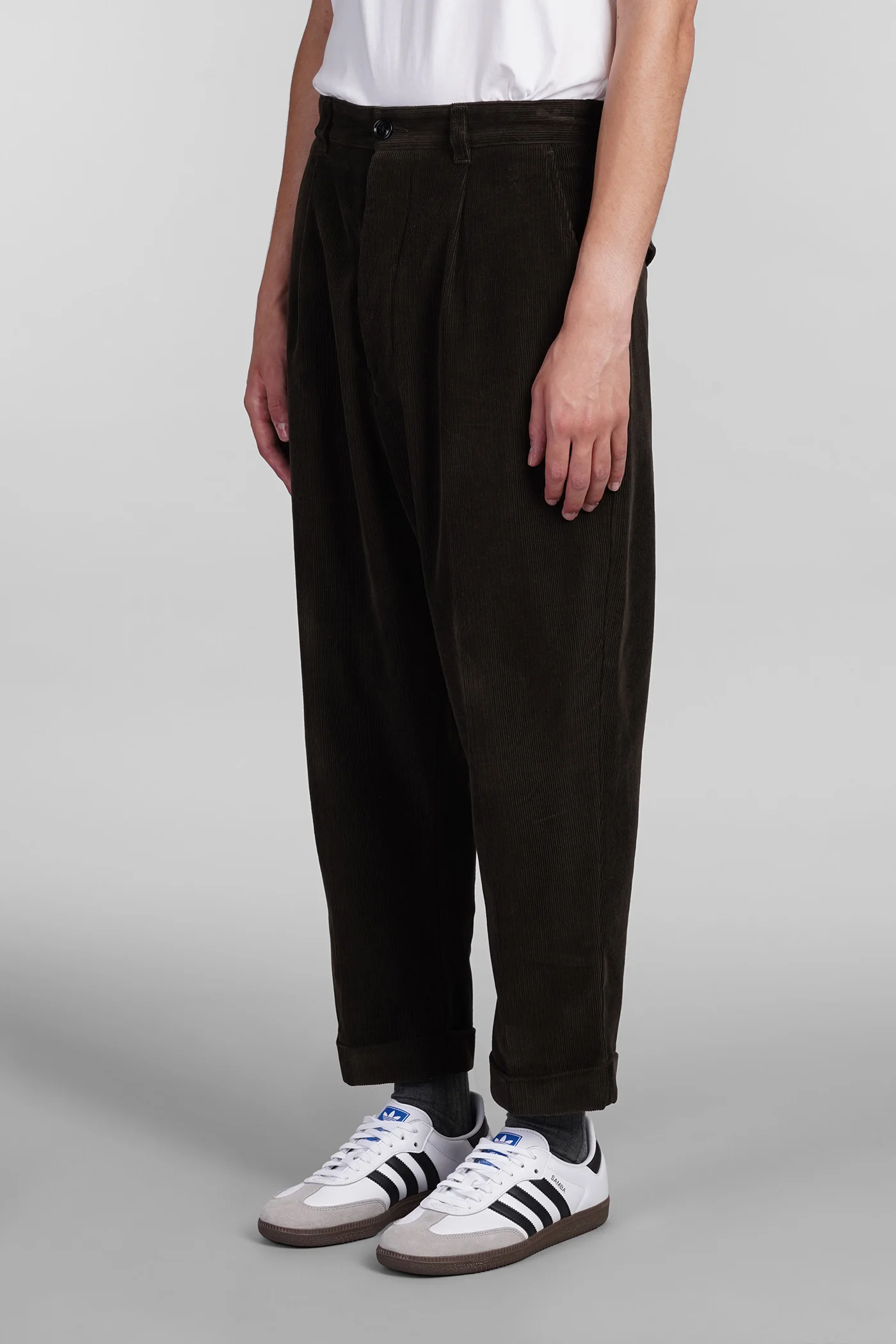 Pants in green cotton - Image 4