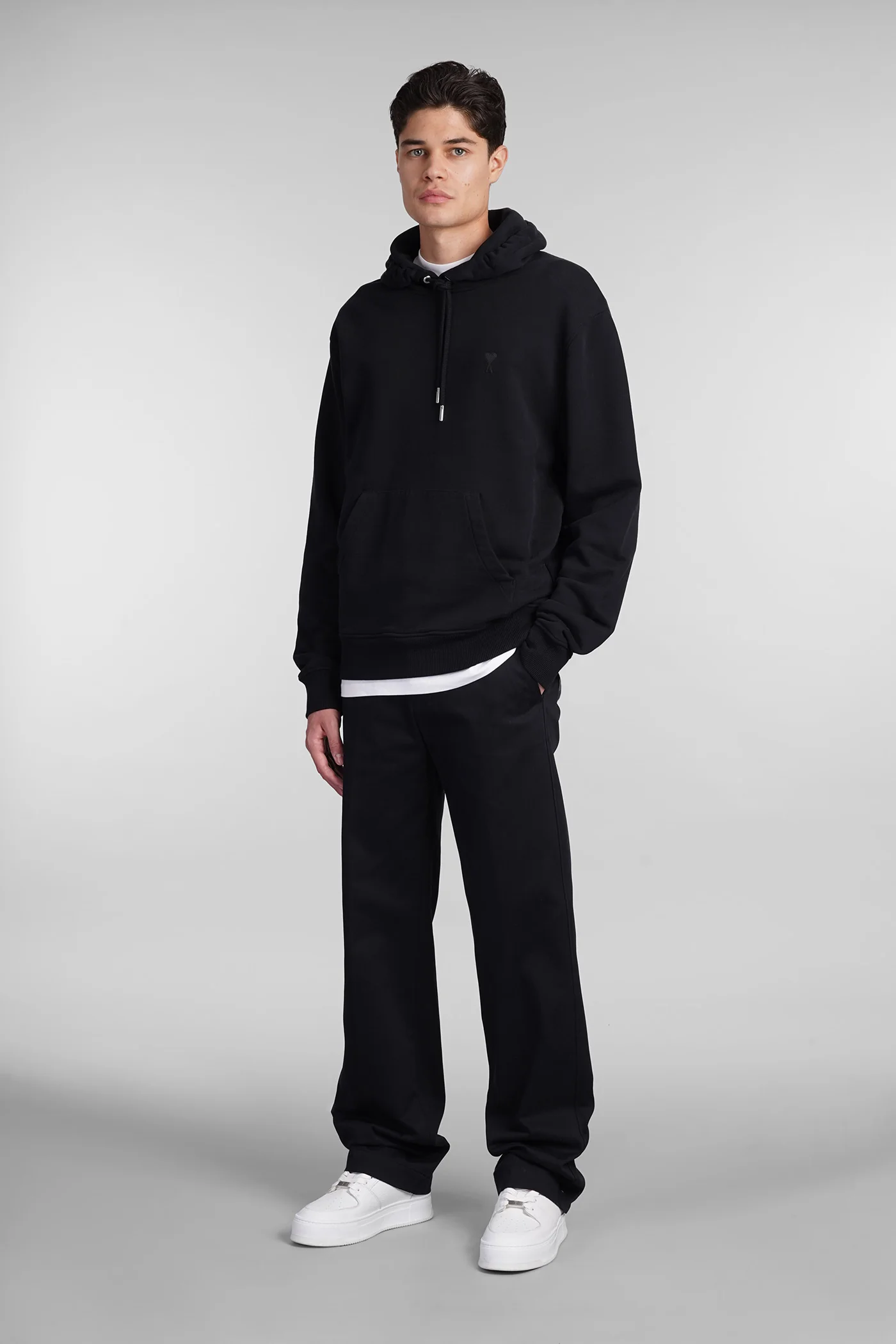Sweatshirt in black cotton - Image 2
