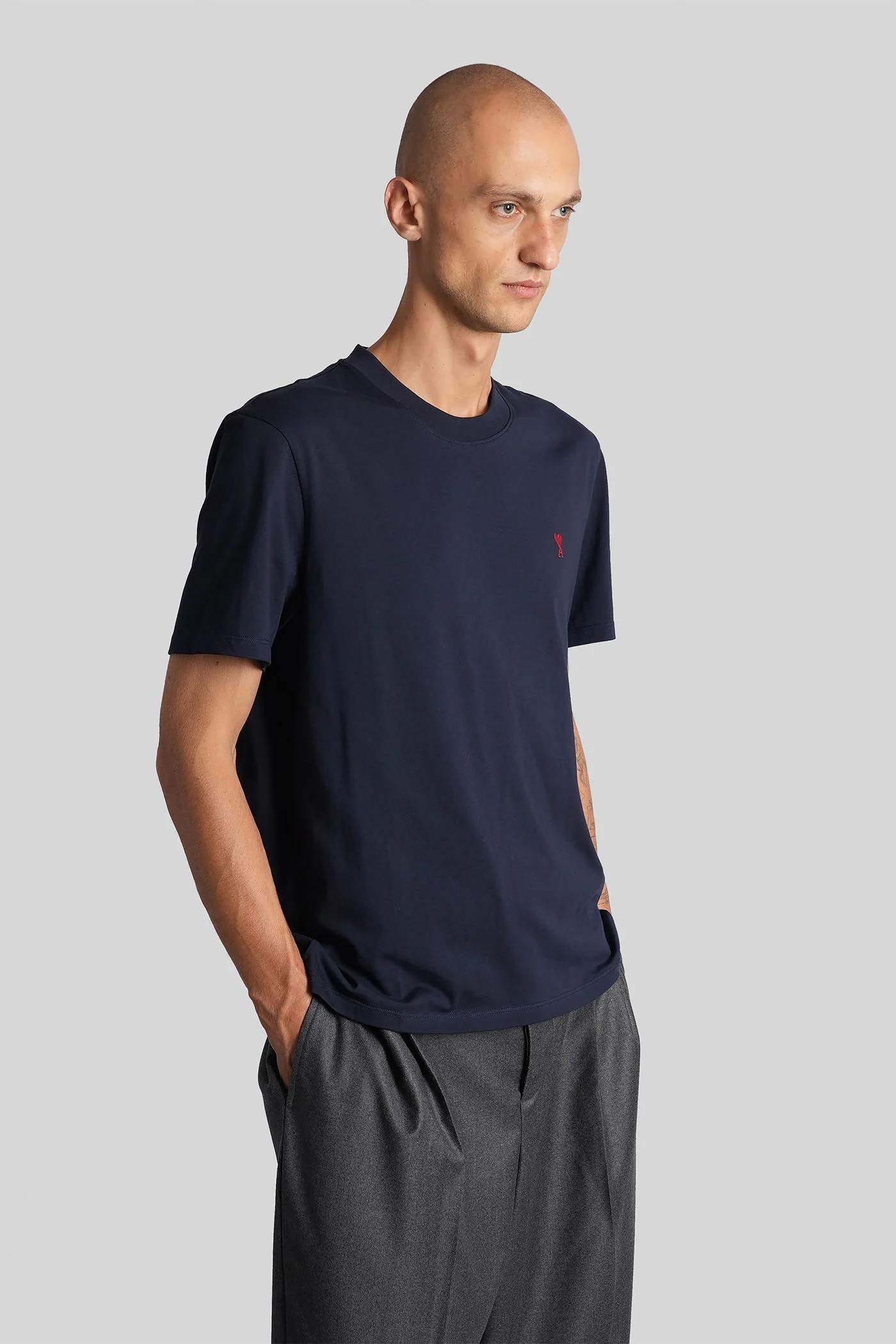 T-Shirt in blue cotton - Image 4