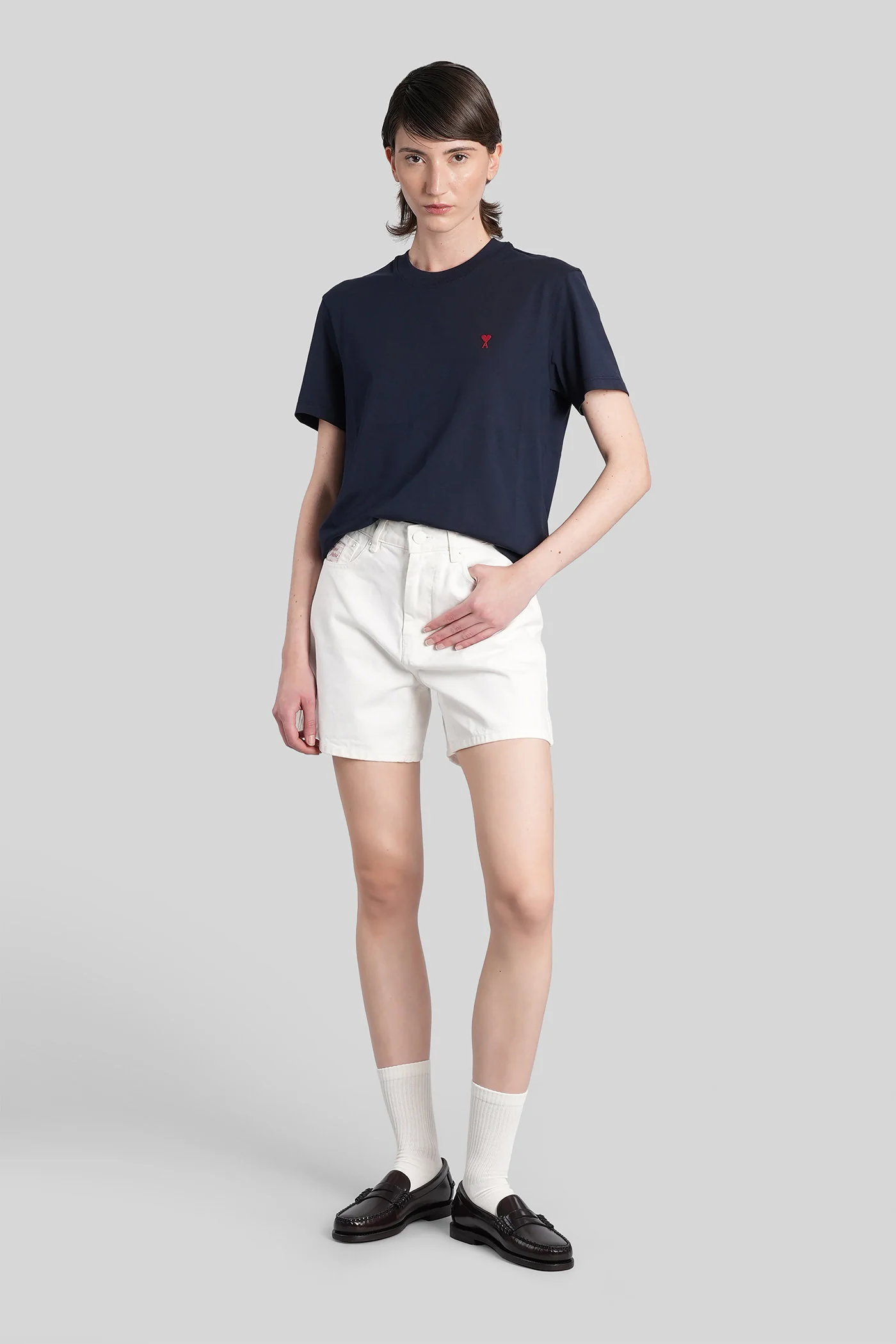 T-Shirt in blue cotton - Image 2