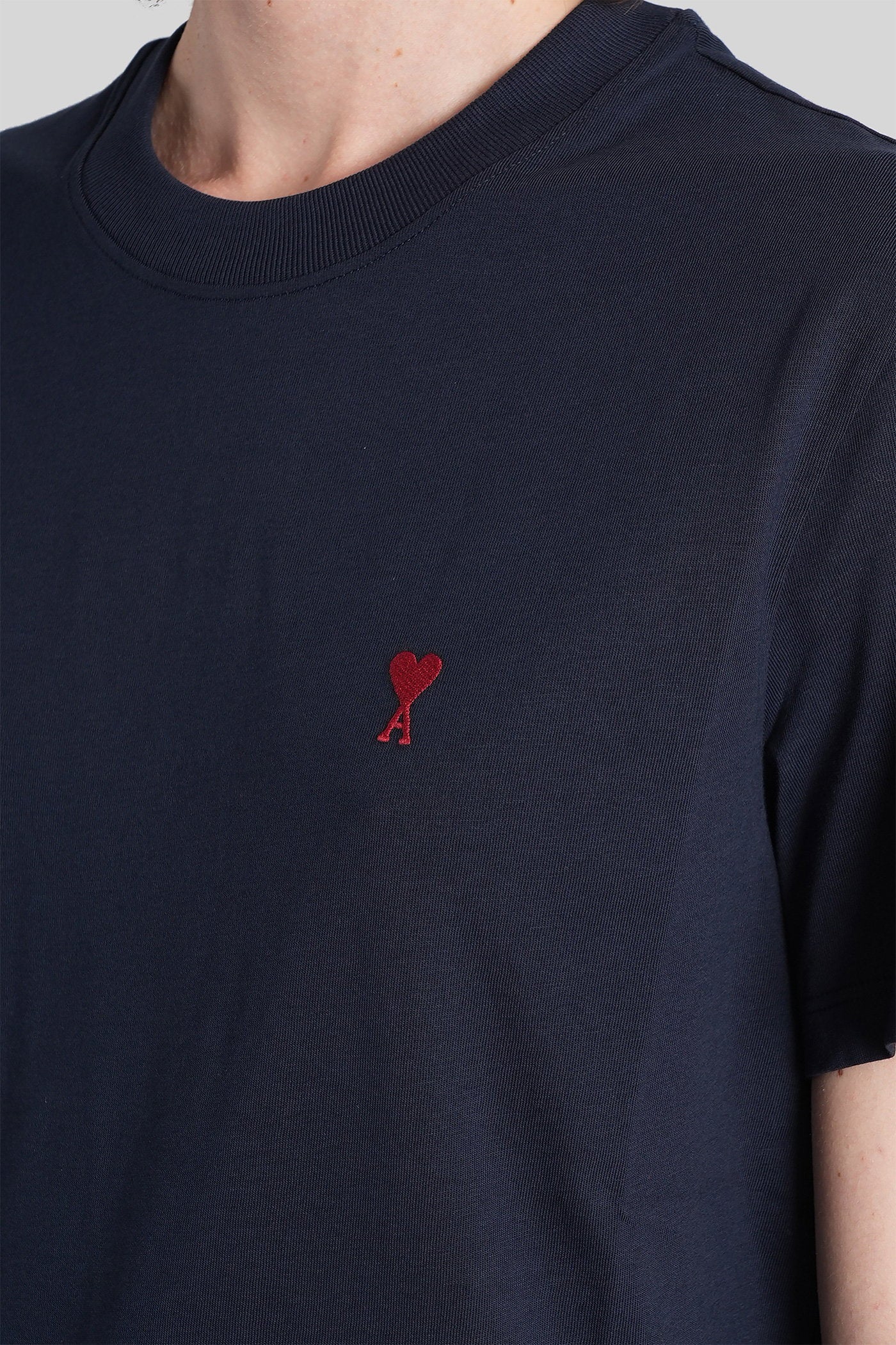 T-Shirt in blue cotton - Image 5