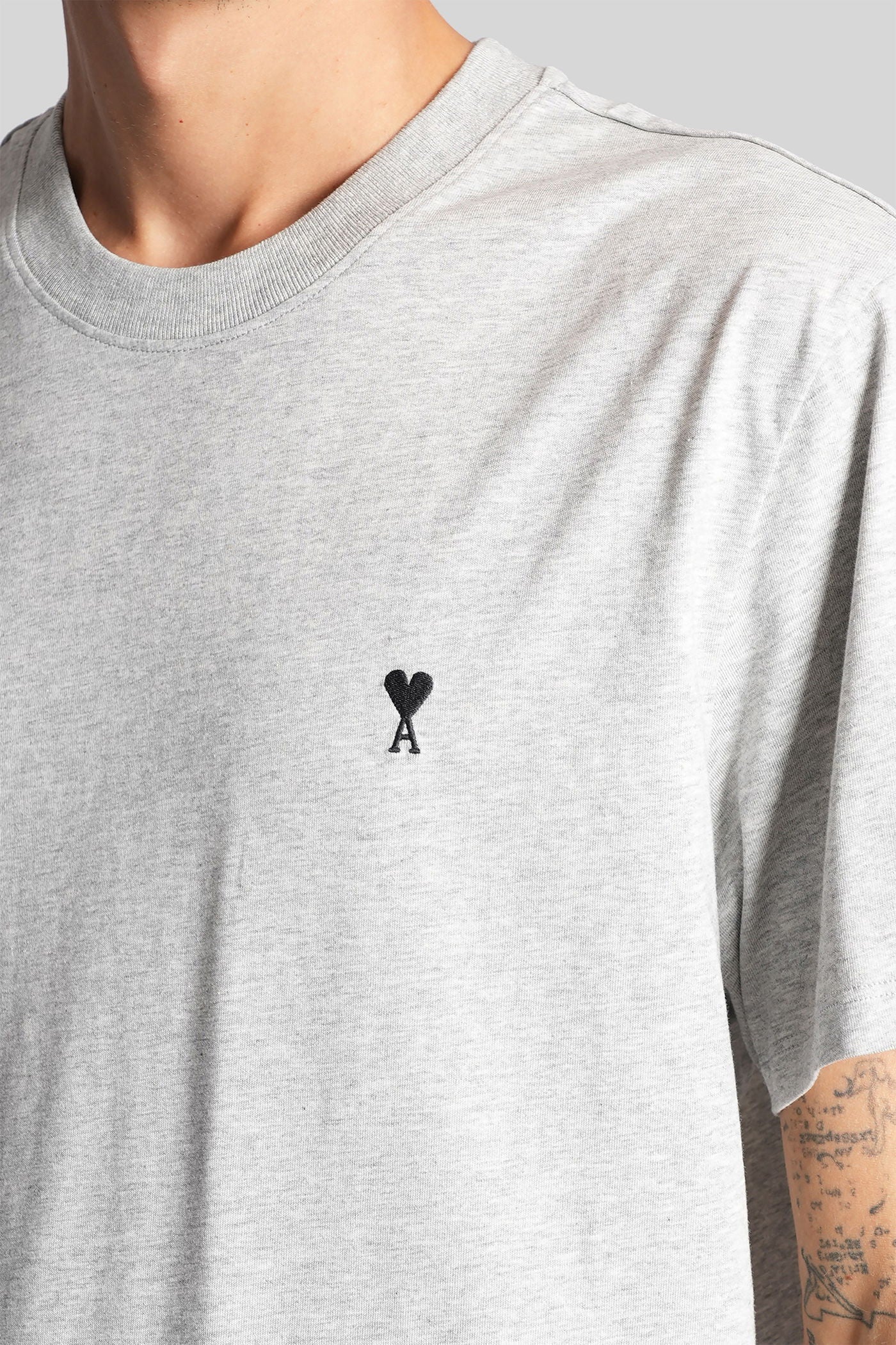 T-Shirt in grey cotton - Image 5