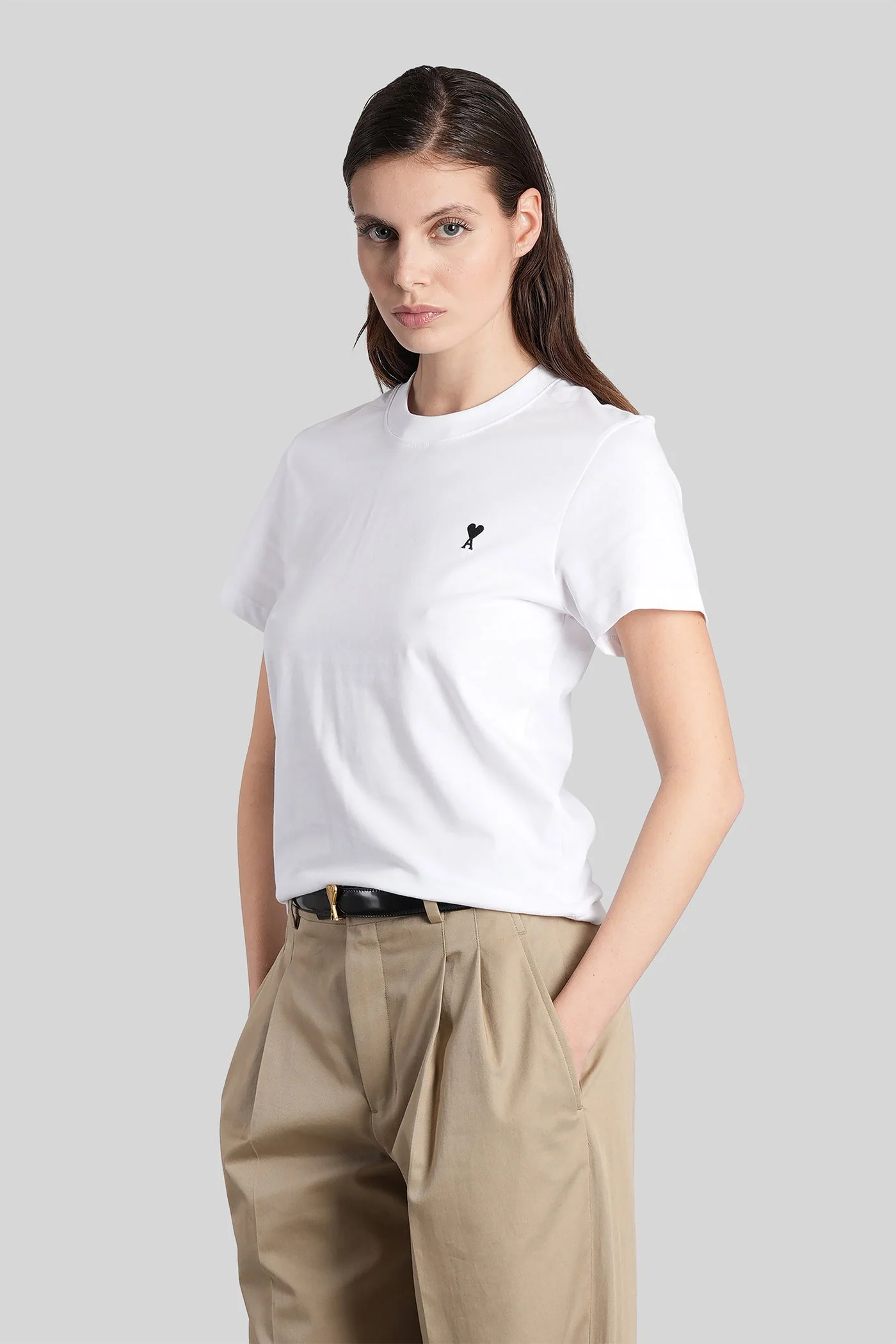 T-Shirt in white cotton - Image 4