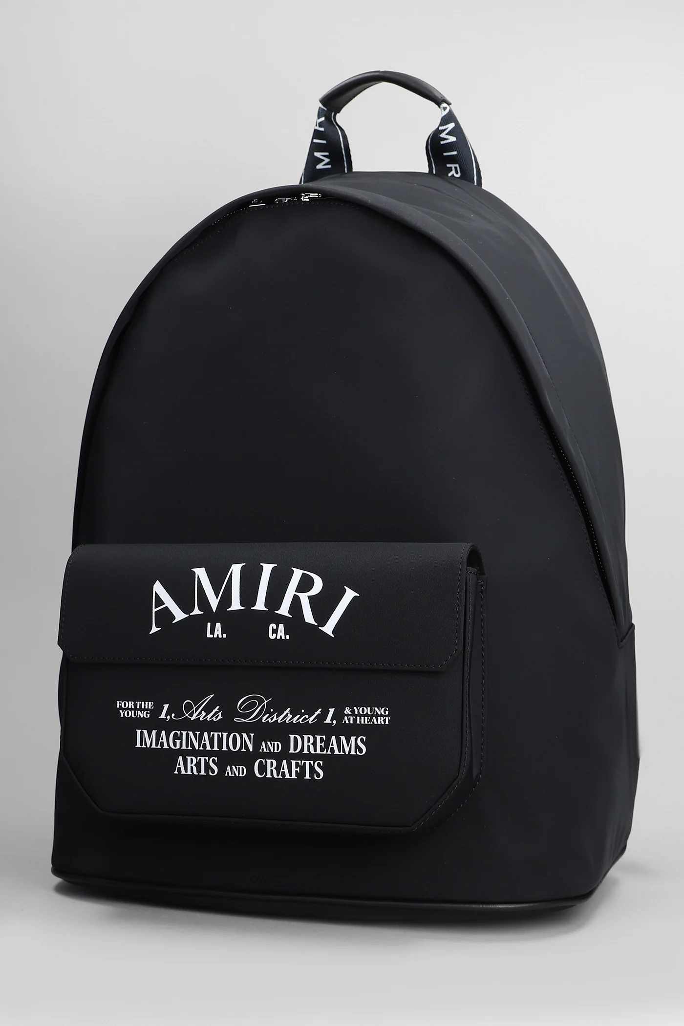 Backpack in black nylon - Image 2