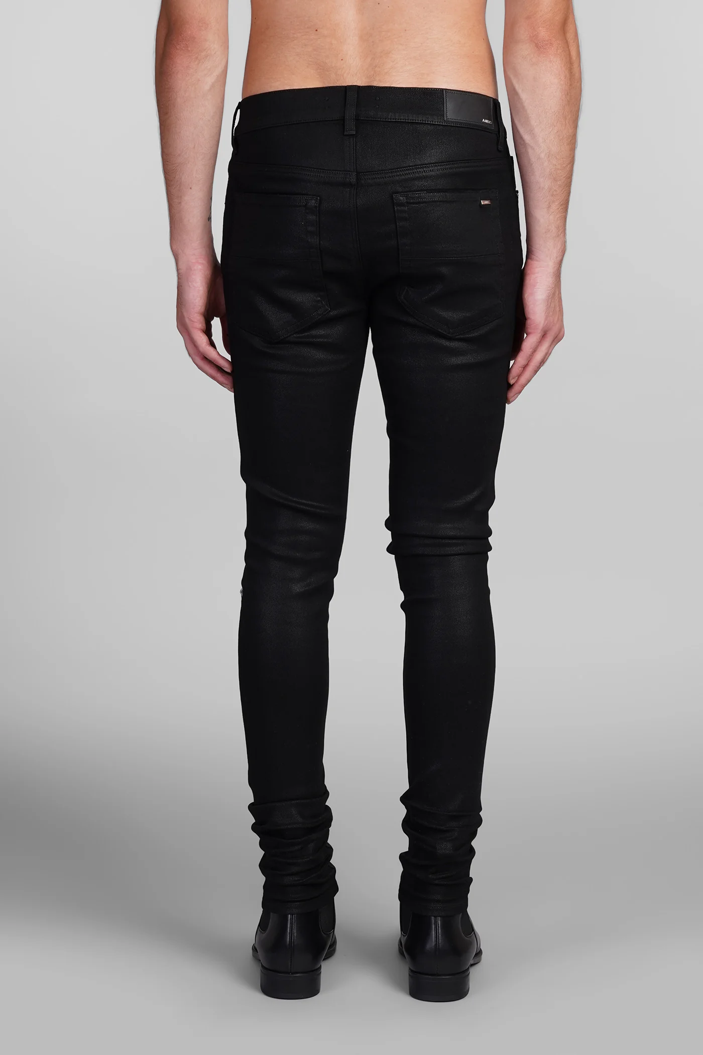 Jeans in black cotton - Image 3