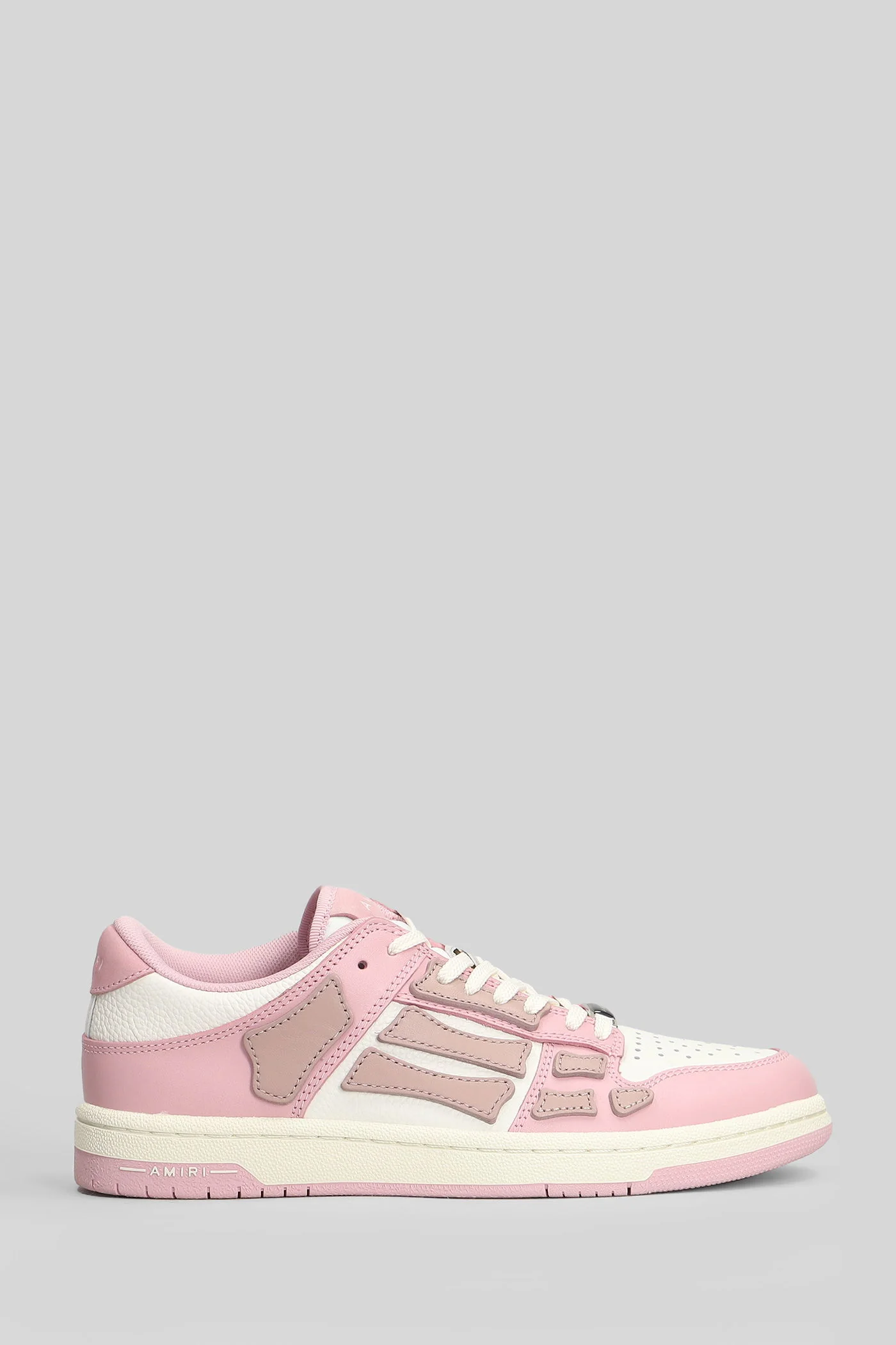 Skel top low Sneakers in rose-pink leather