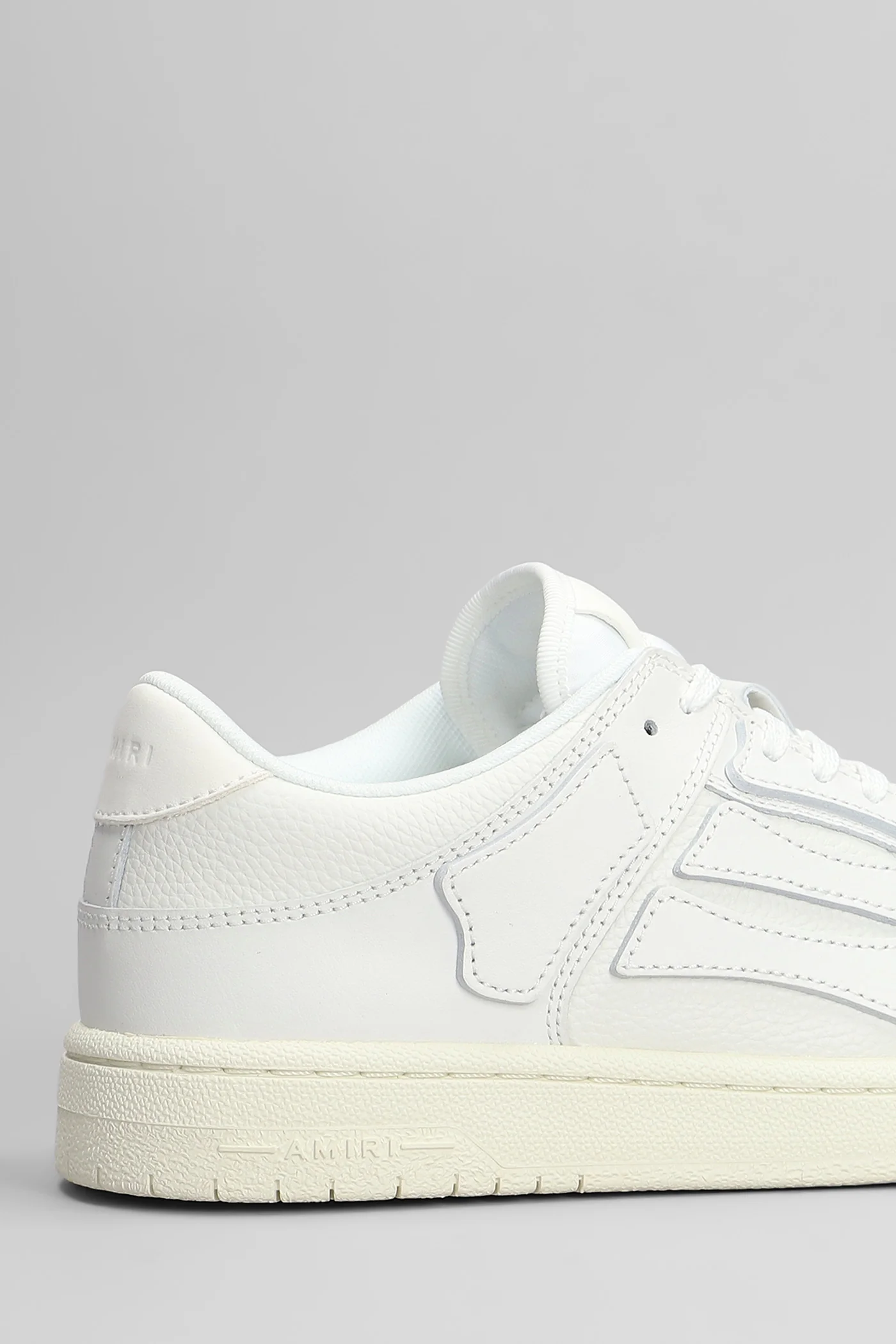 Skel top low Sneakers in white leather - Image 5