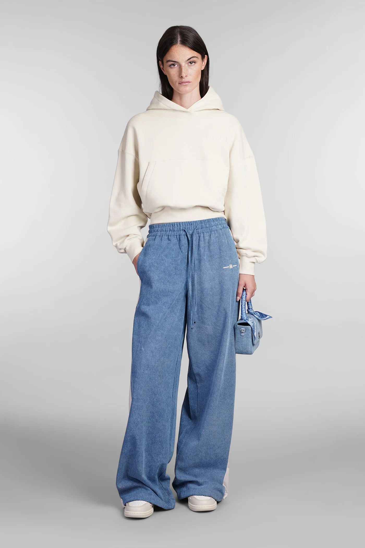 Sweatshirt in beige cotton - Image 2