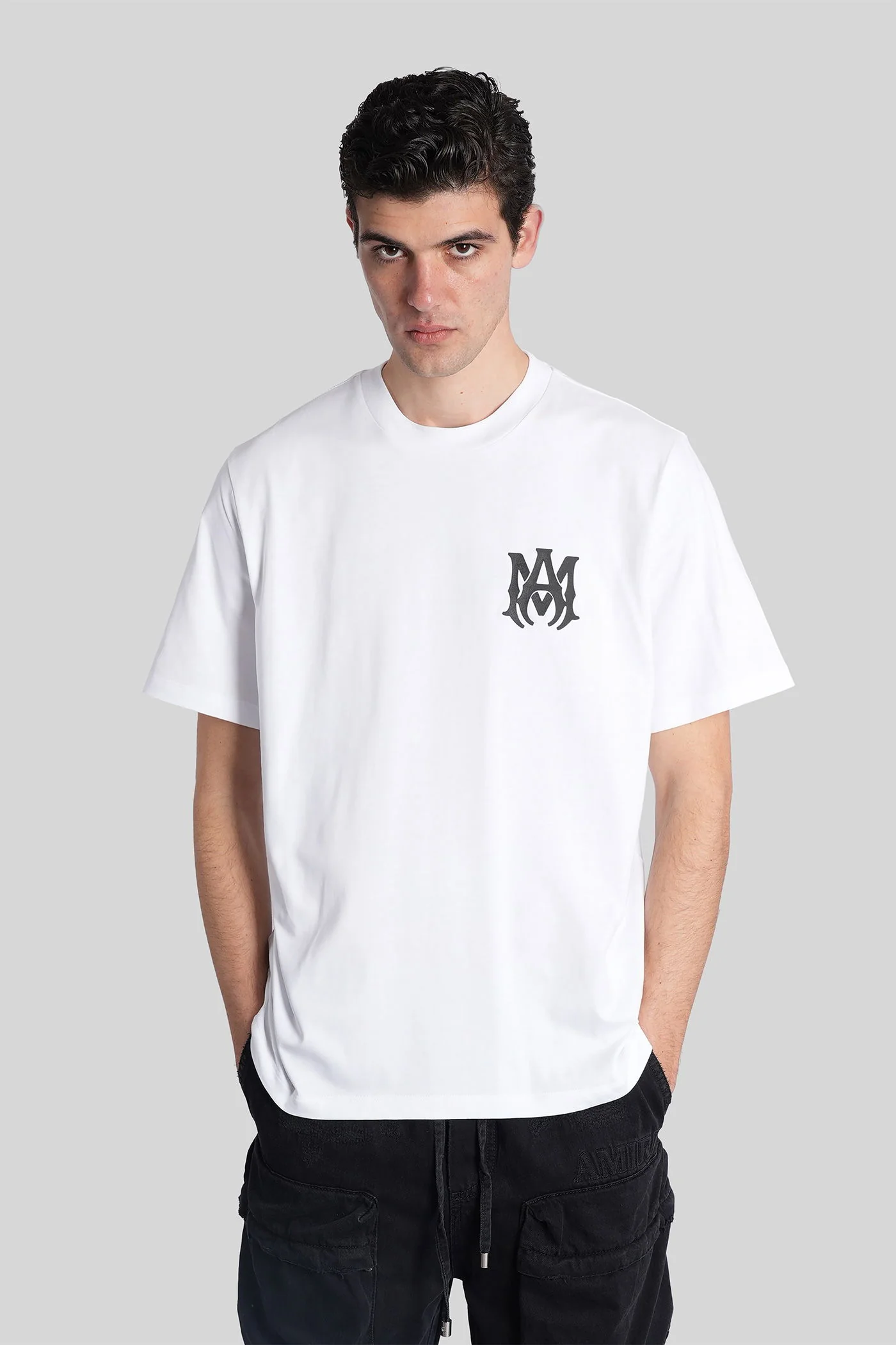 T-Shirt in white cotton