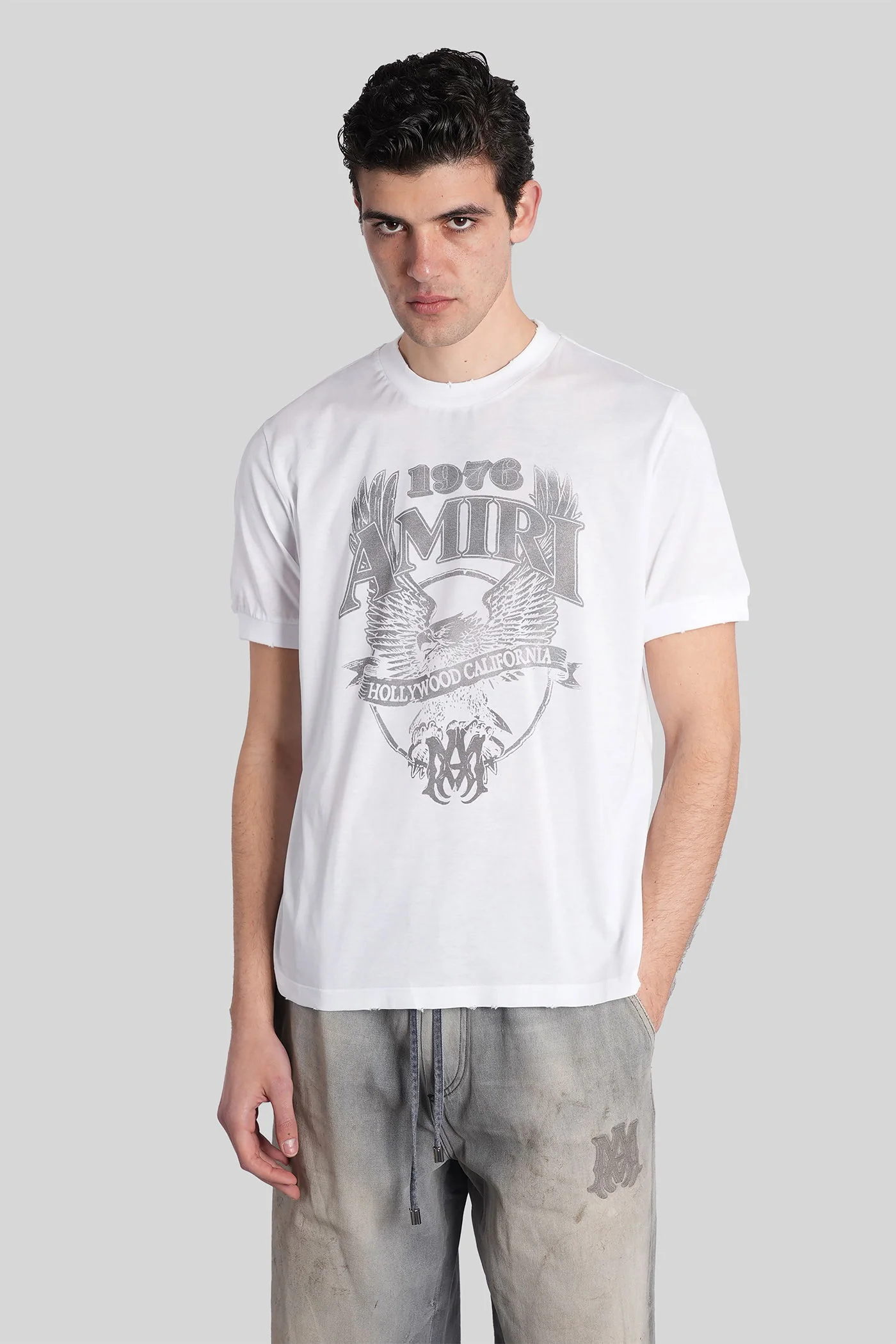 T-Shirt in white cotton