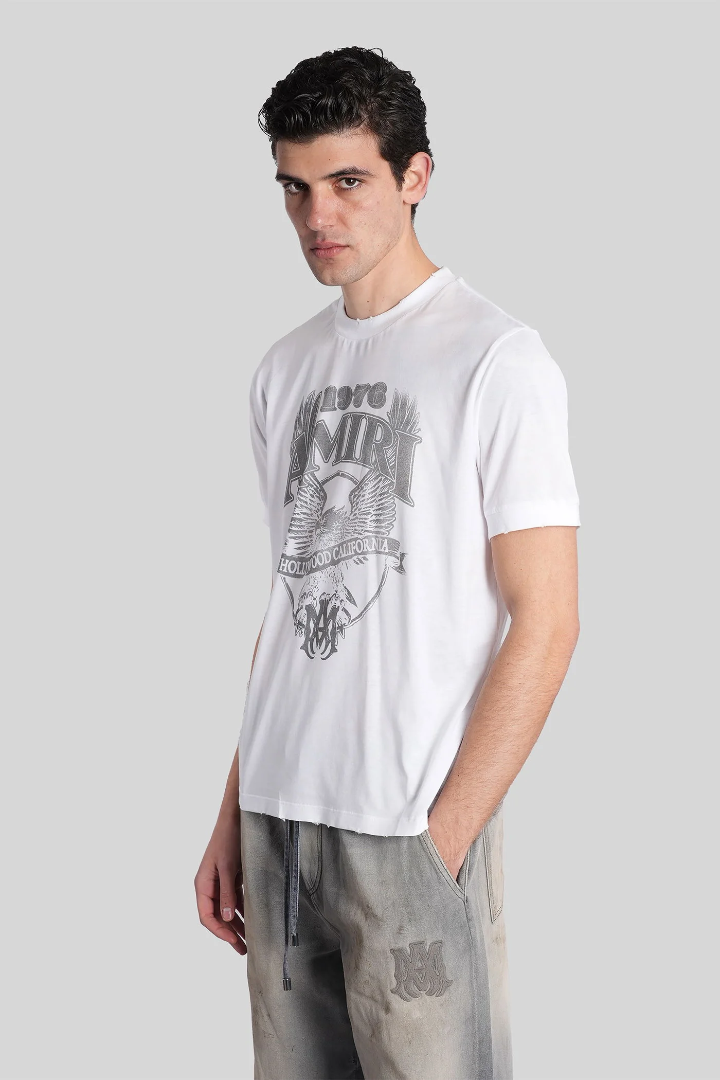 T-Shirt in white cotton - Image 4