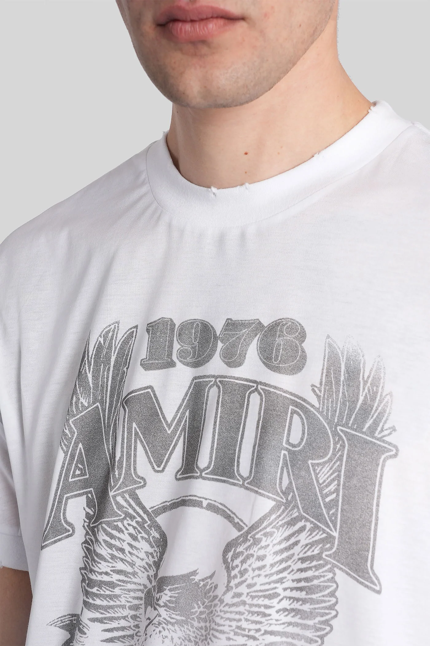 T-Shirt in white cotton - Image 5