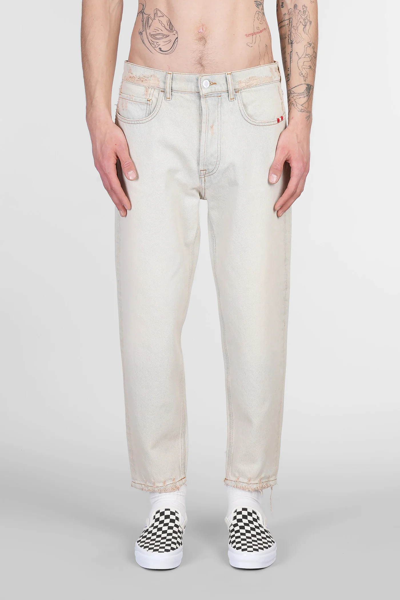 Jeremiah Jeans in beige denim