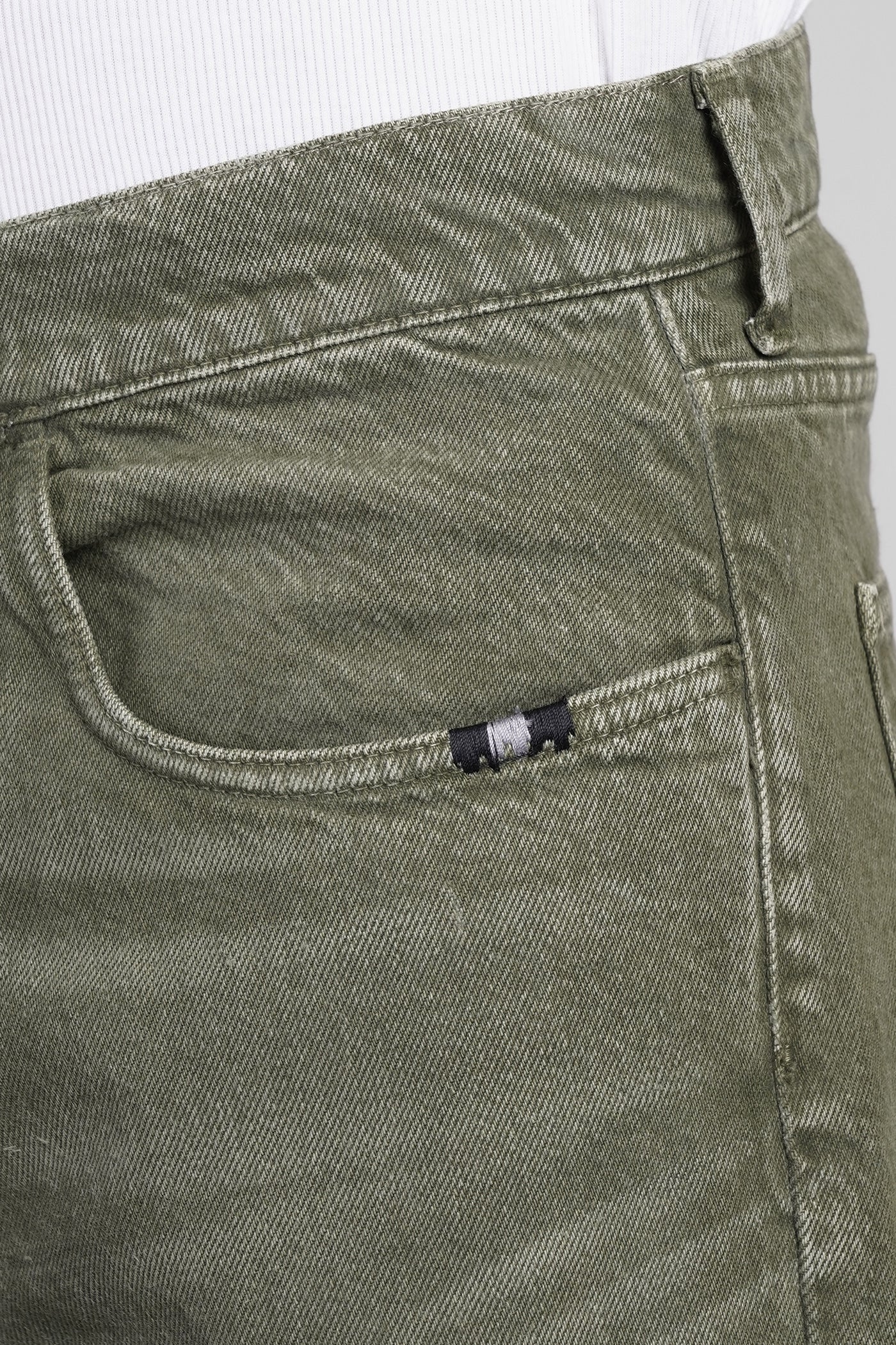 Jeremiah Jeans in green cotton - Image 5