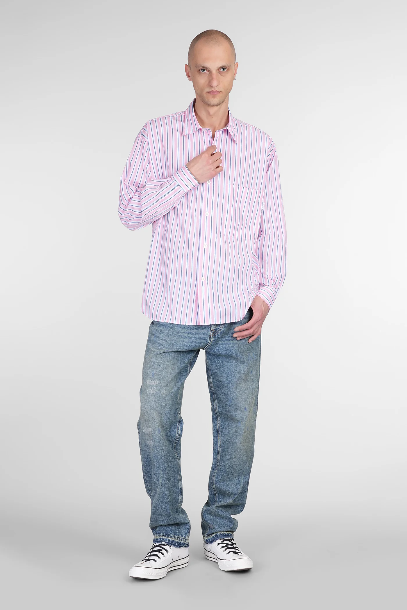 Shirt in white cotton - Image 2