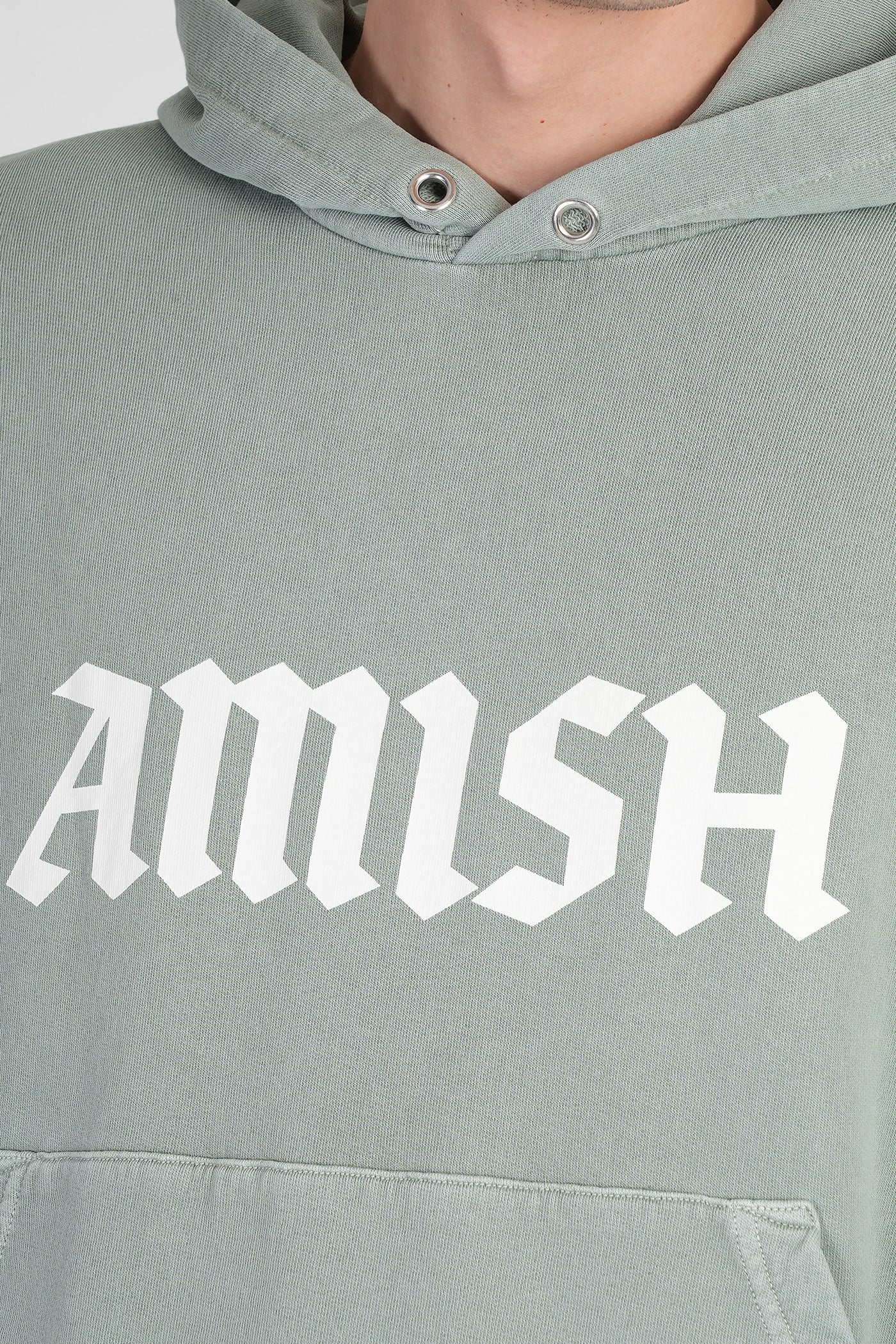 Sweatshirt in green cotton - Image 5