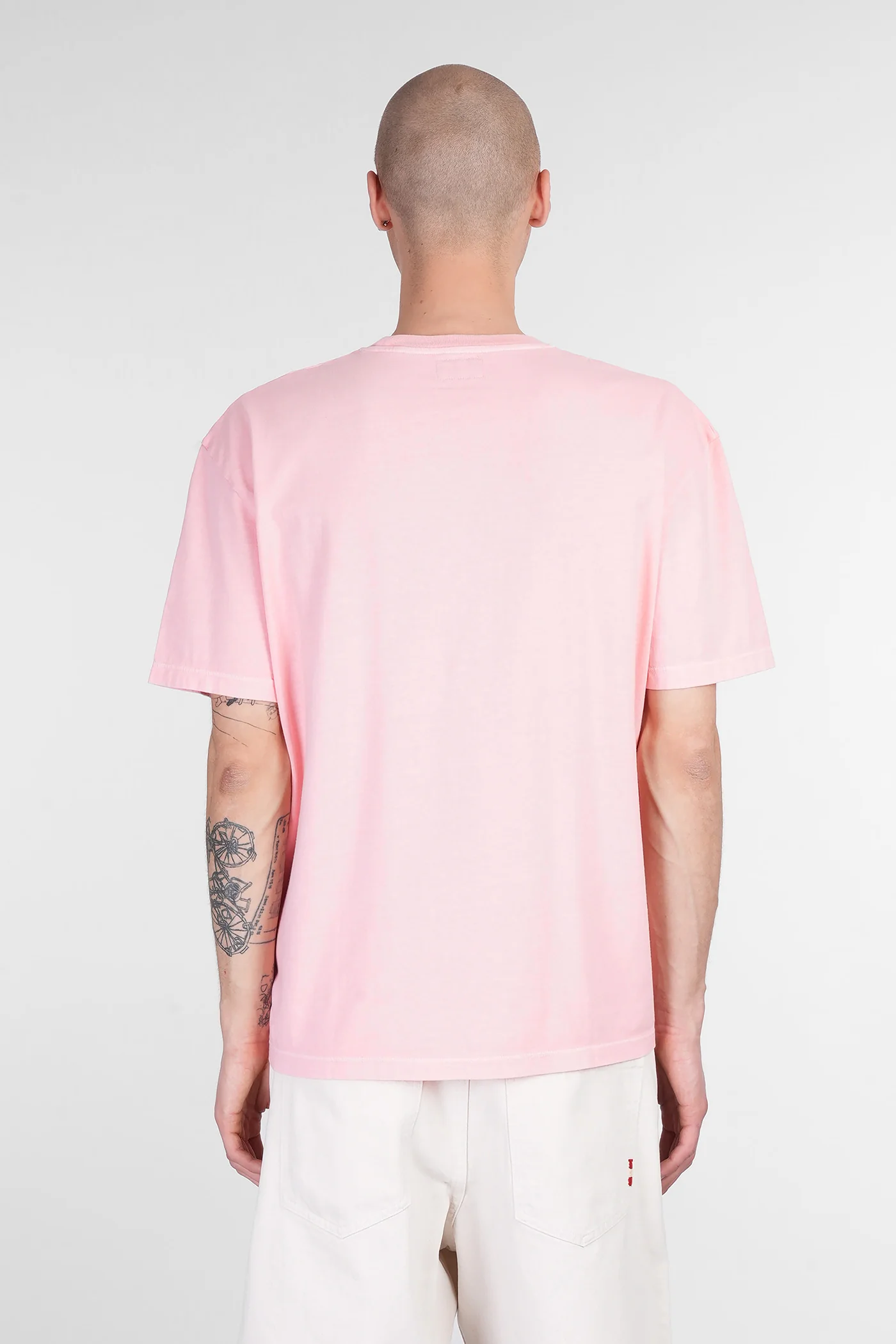 T-Shirt in rose-pink cotton - Image 3