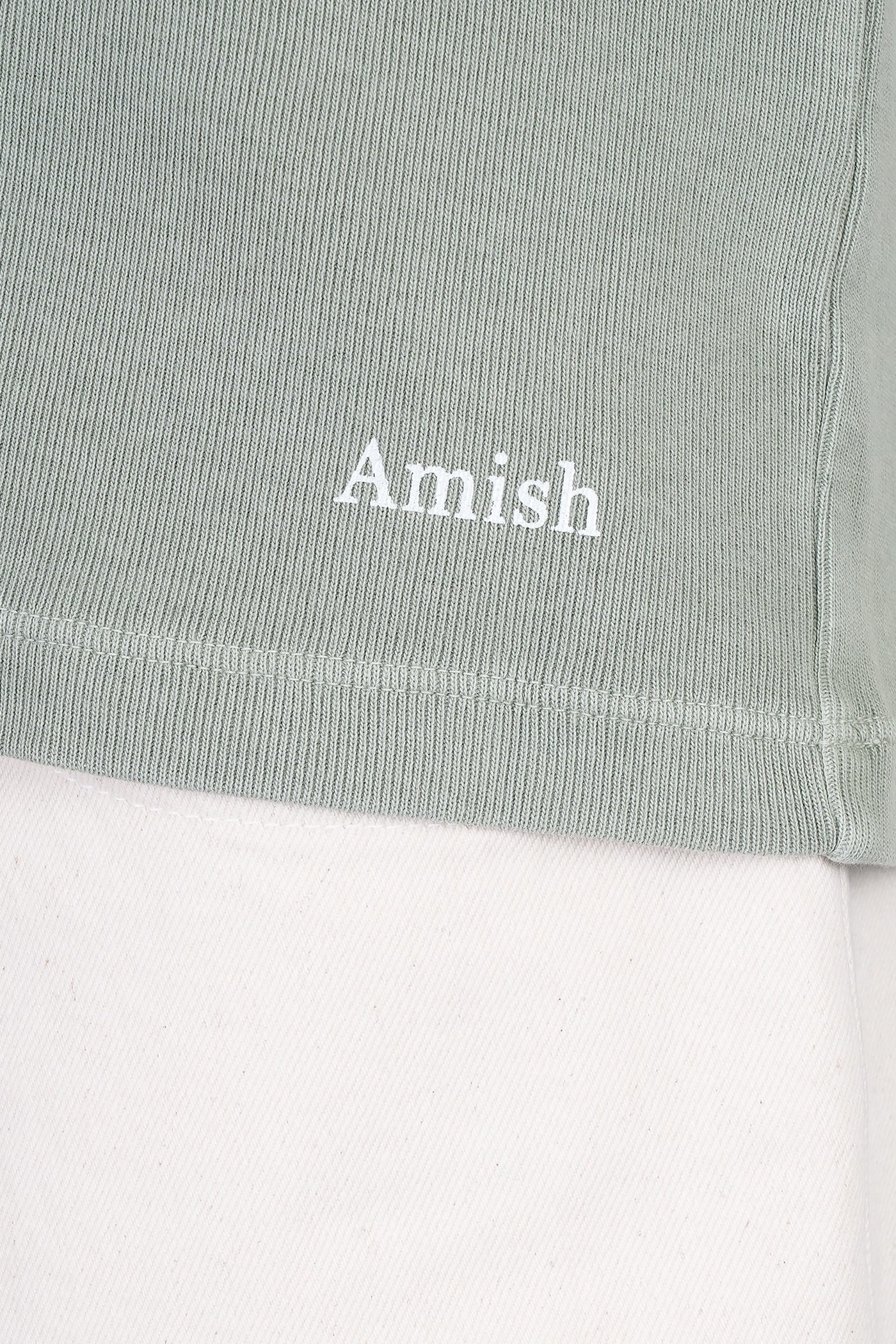 tank Top in green cotton - Image 5