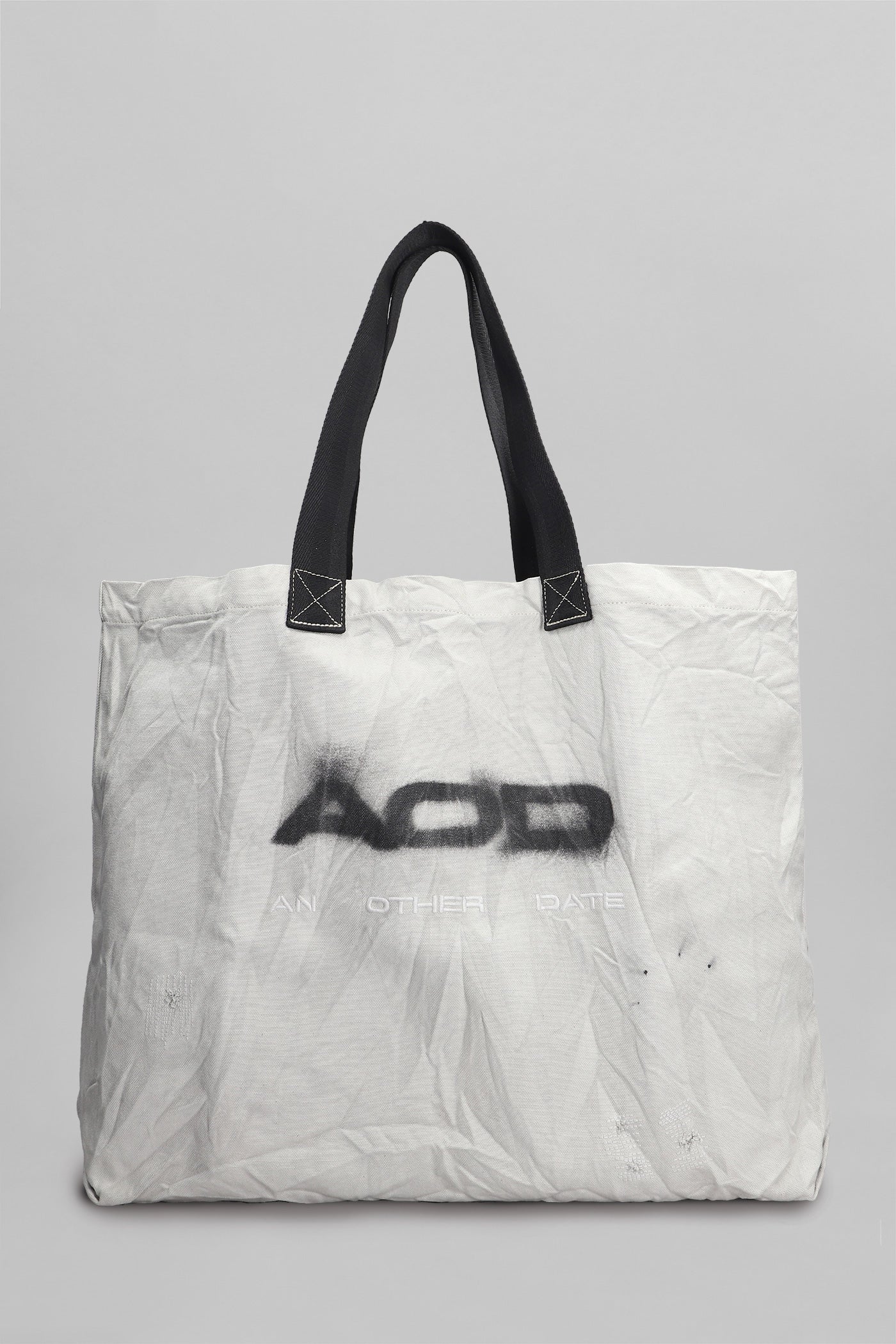 Tote in grey cotton