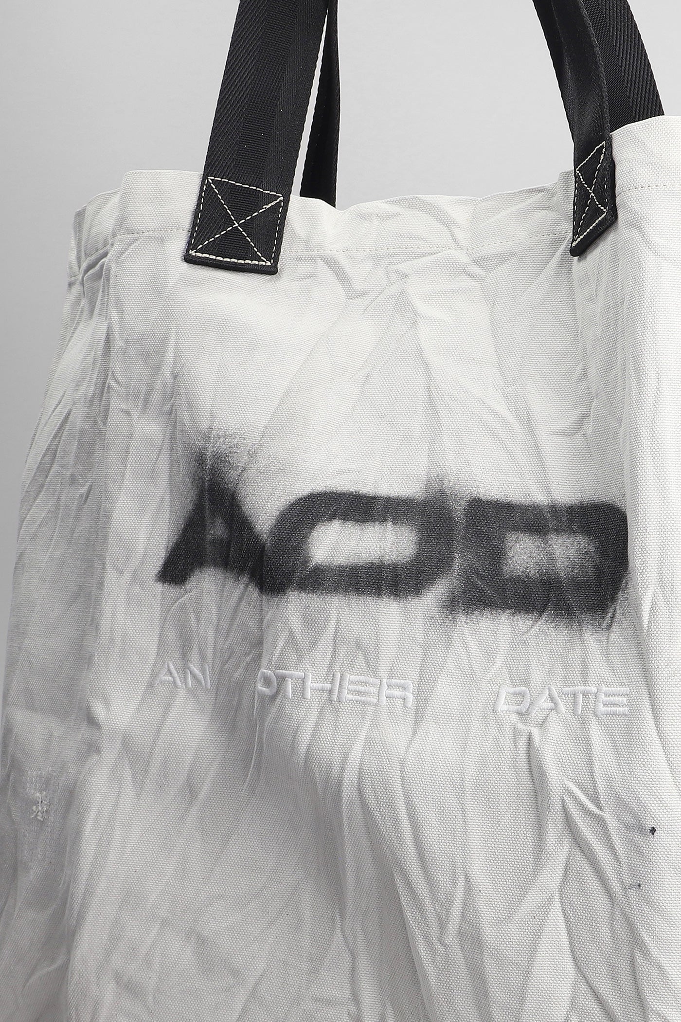Tote in grey cotton - Image 4