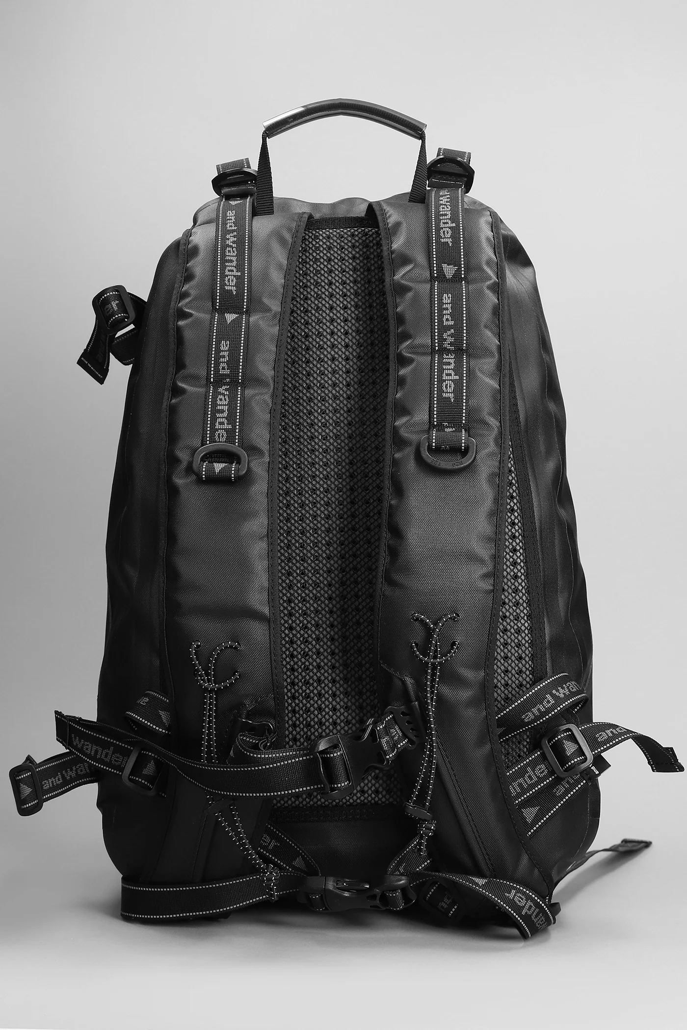 Backpack in black nylon - Image 3