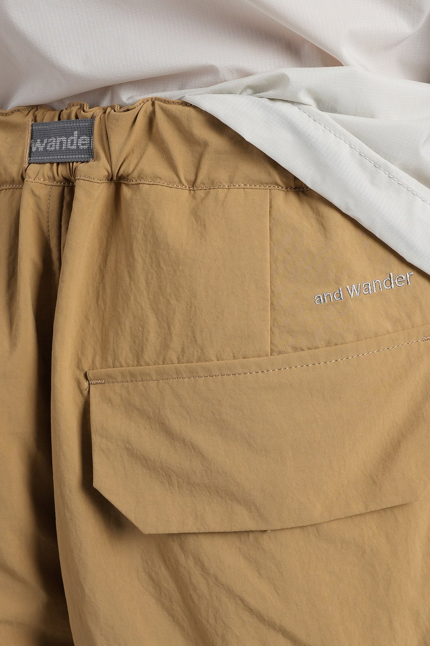 Pants in beige nylon - Image 5