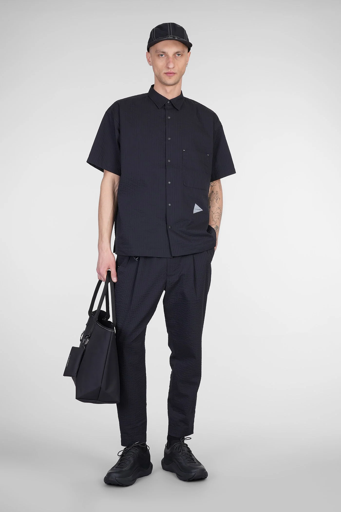 Pants in blue polyester - Image 2