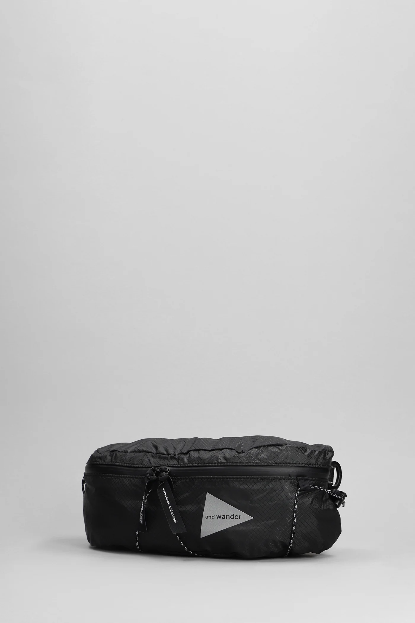 Waist Bag in black nylon - Image 2