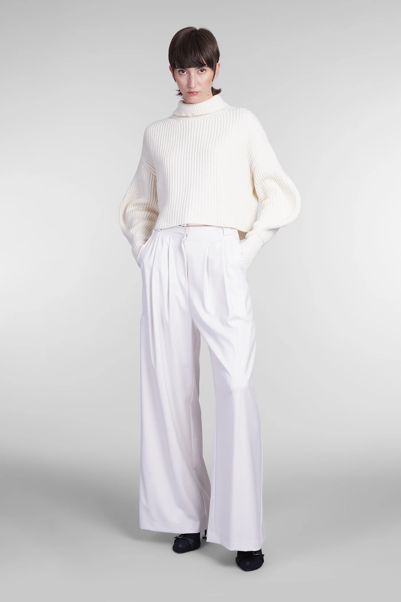 Knitwear in beige wool - Image 7