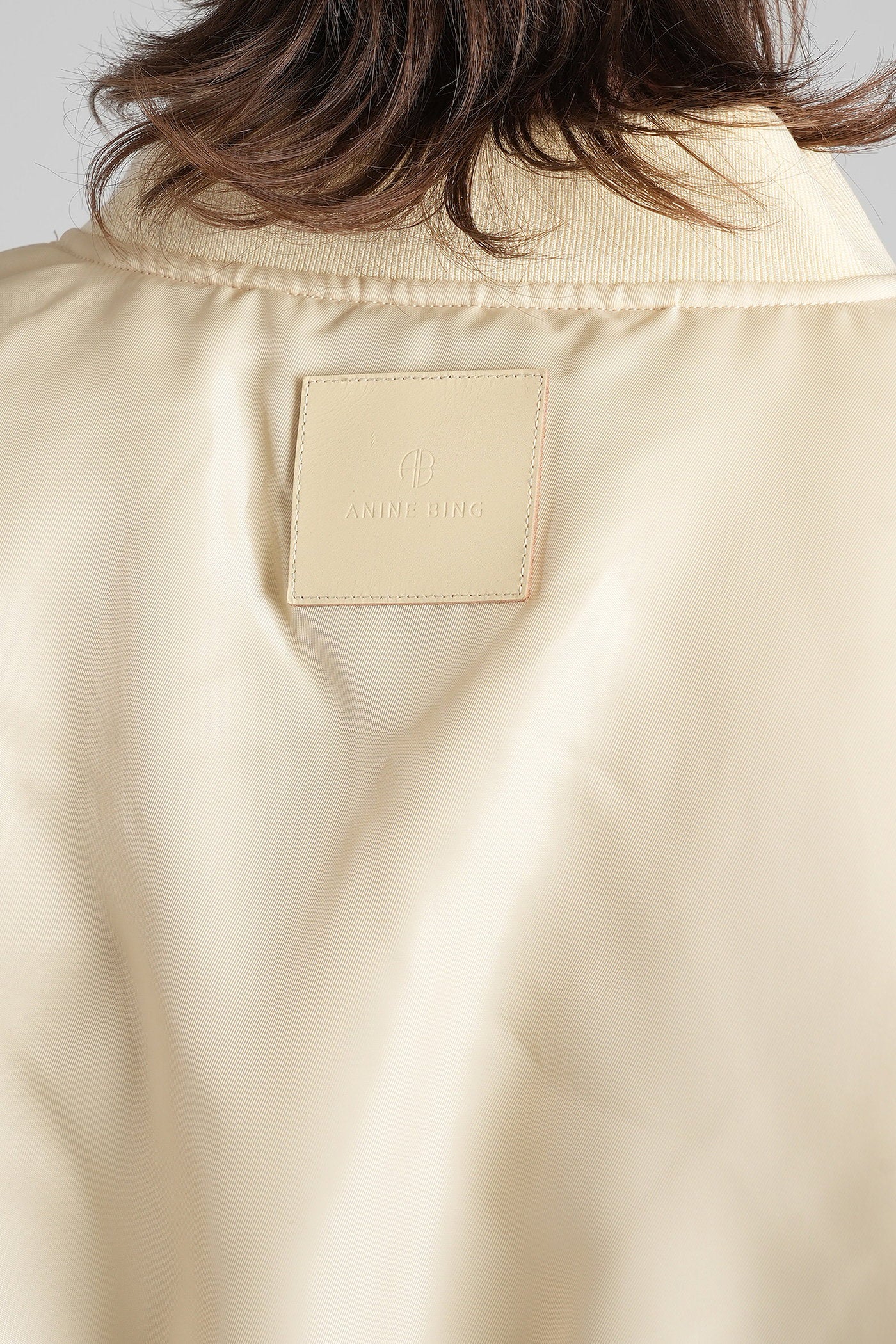 Leon Bomber Jacket in yellow polyester - Image 5