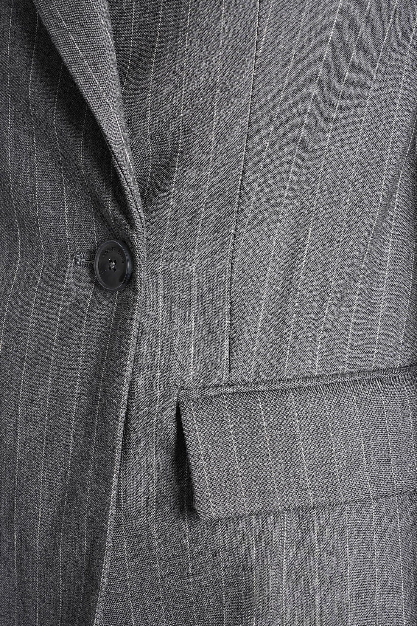 Tiphanie Blazer in grey wool - Image 5