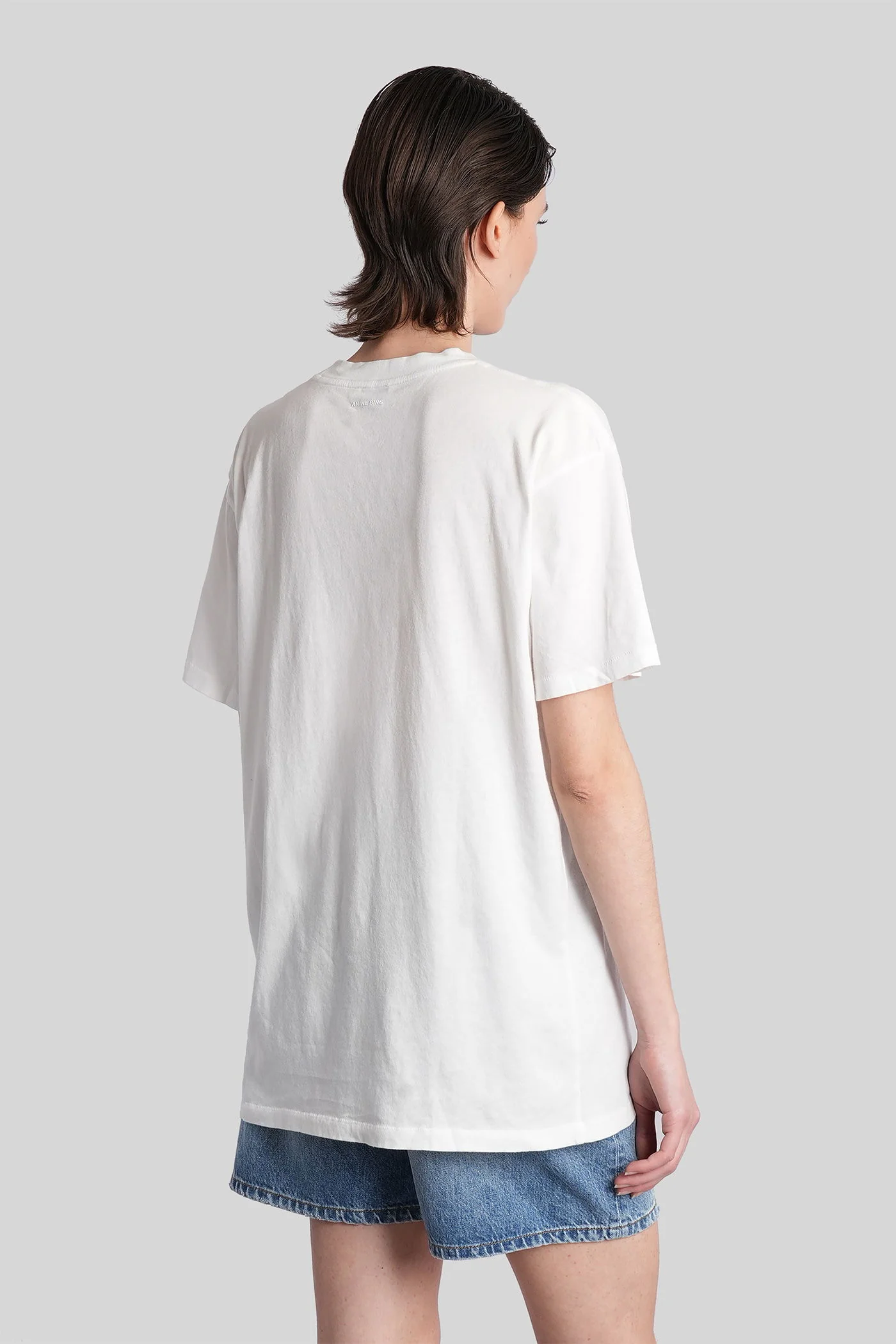 Walker T-Shirt in white cotton - Image 3