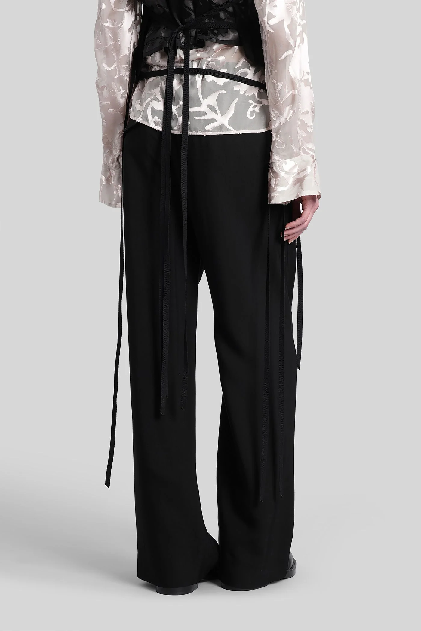 Anneke Pants in black viscose - Image 3