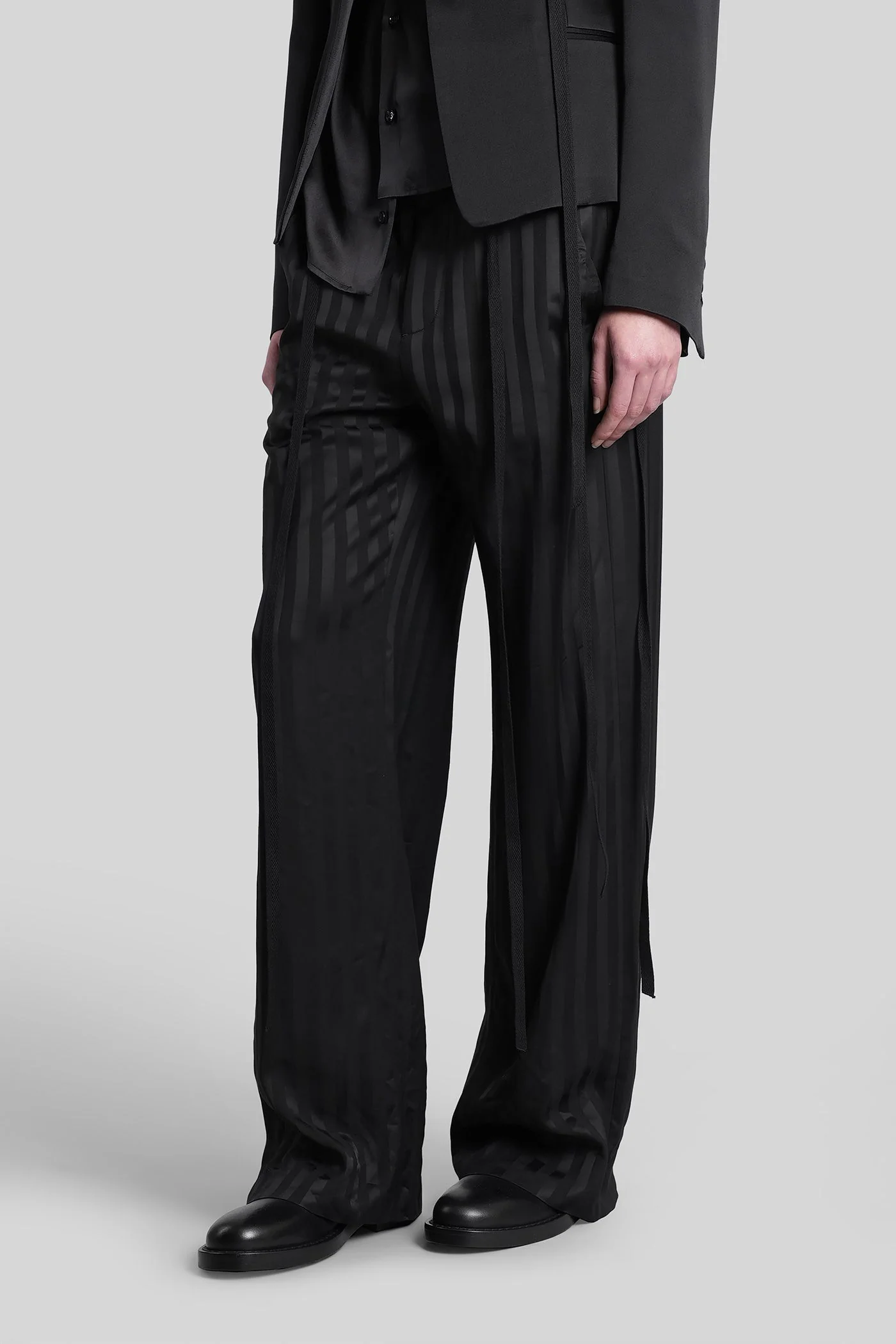 Anneke Pants in black viscose - Image 4