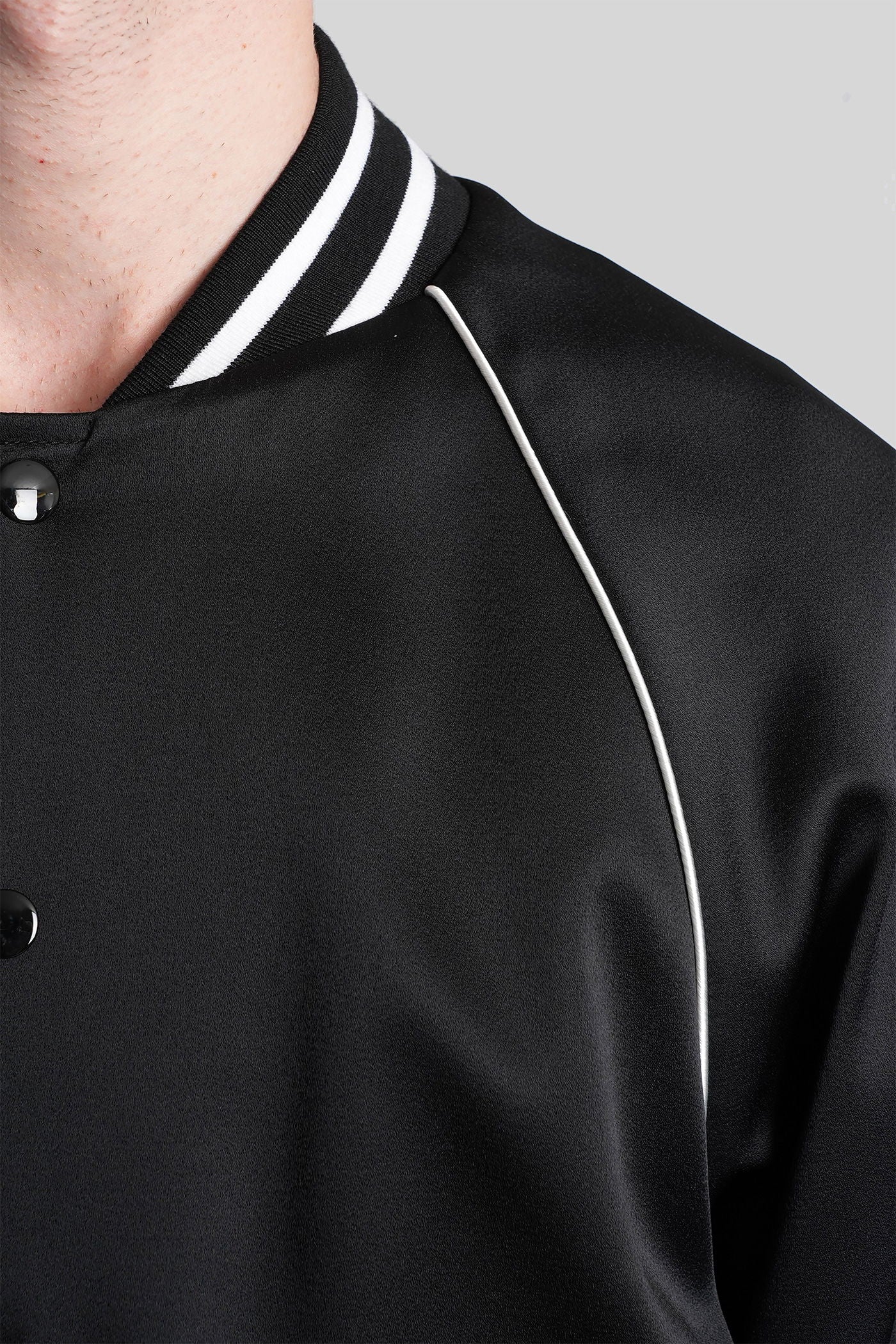 Esko Bomber Jacket in black acetate - Image 5
