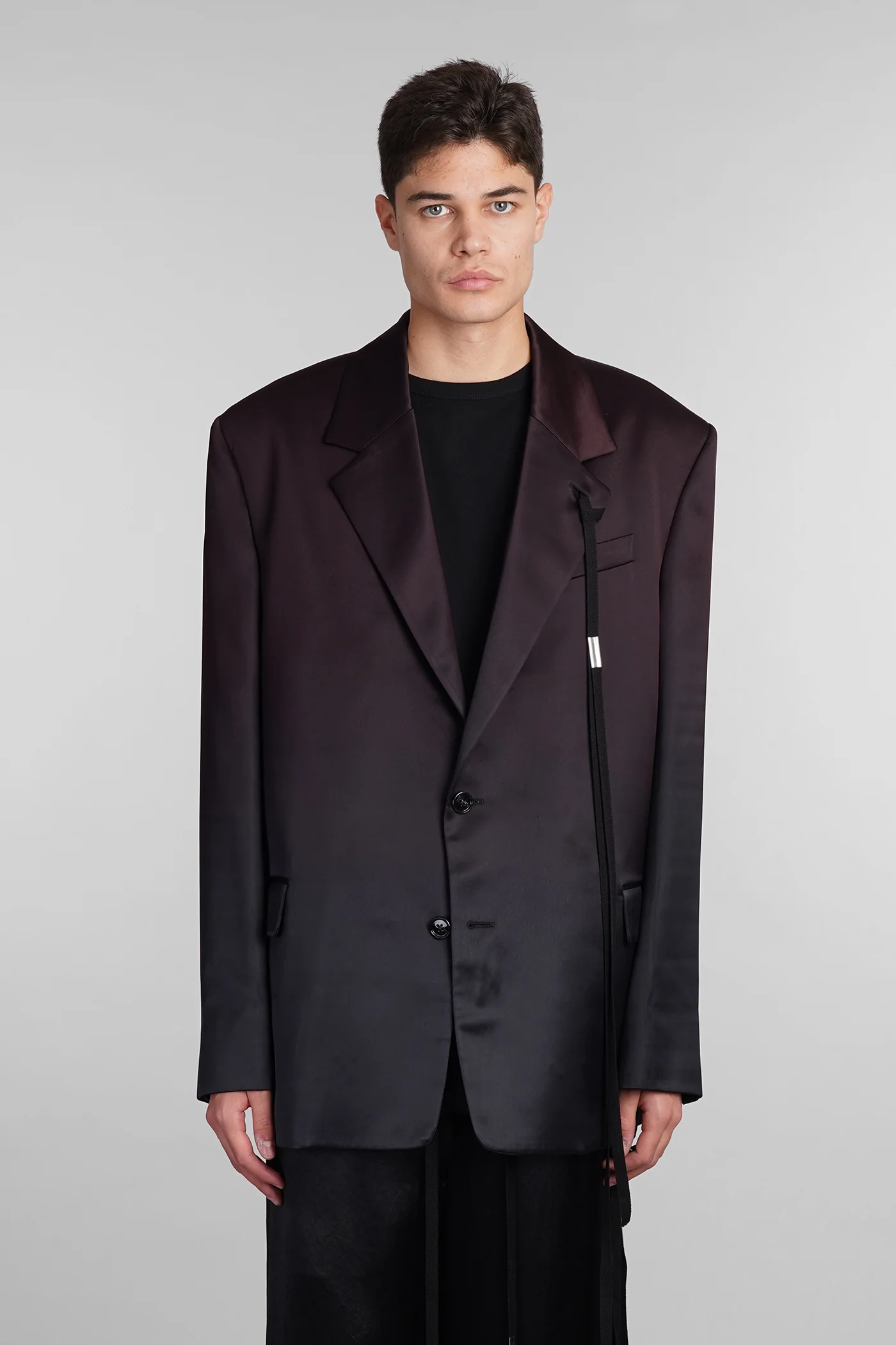 Ignaas Blazer in bordeaux viscose