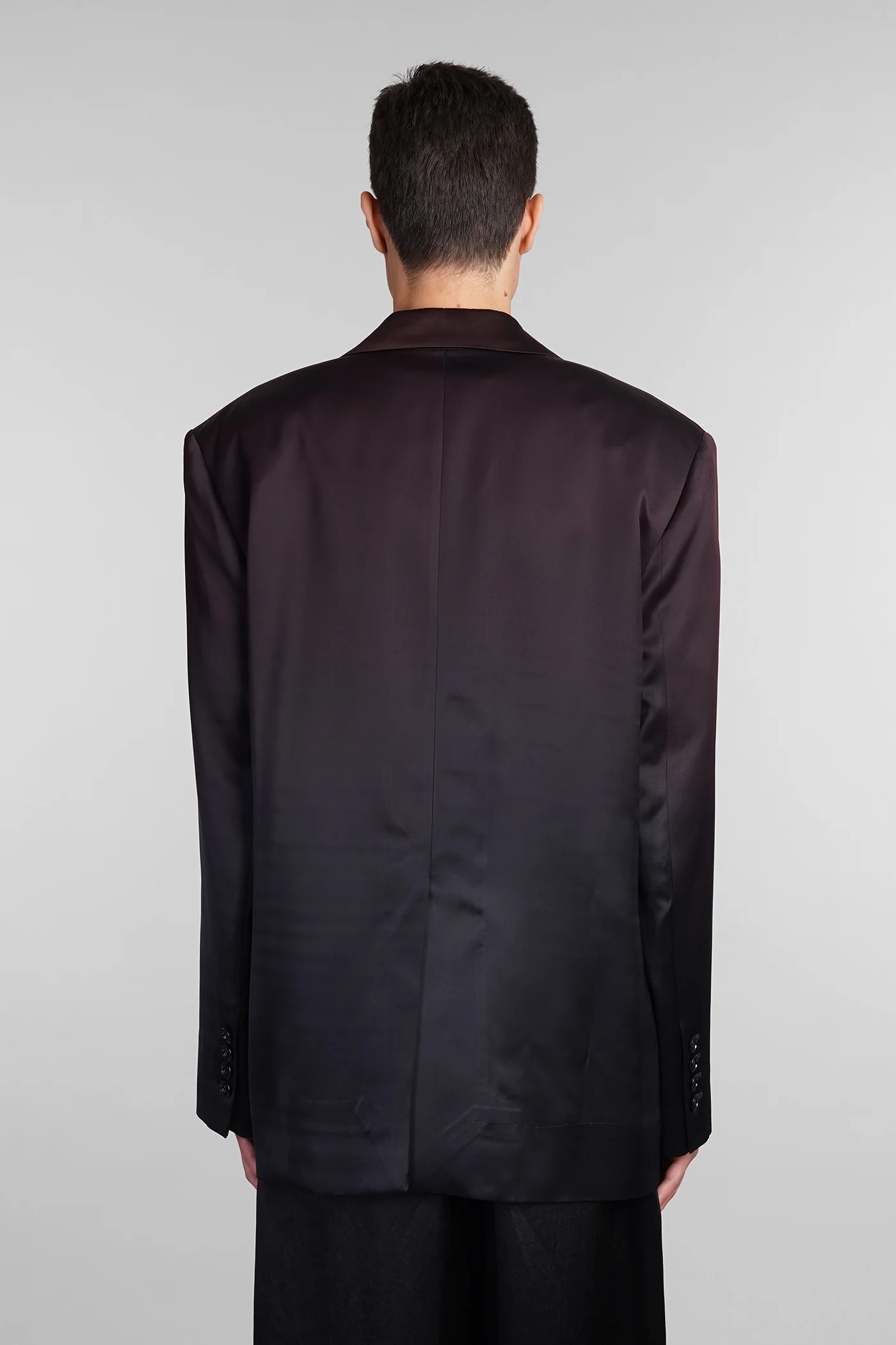 Ignaas Blazer in bordeaux viscose - Image 3