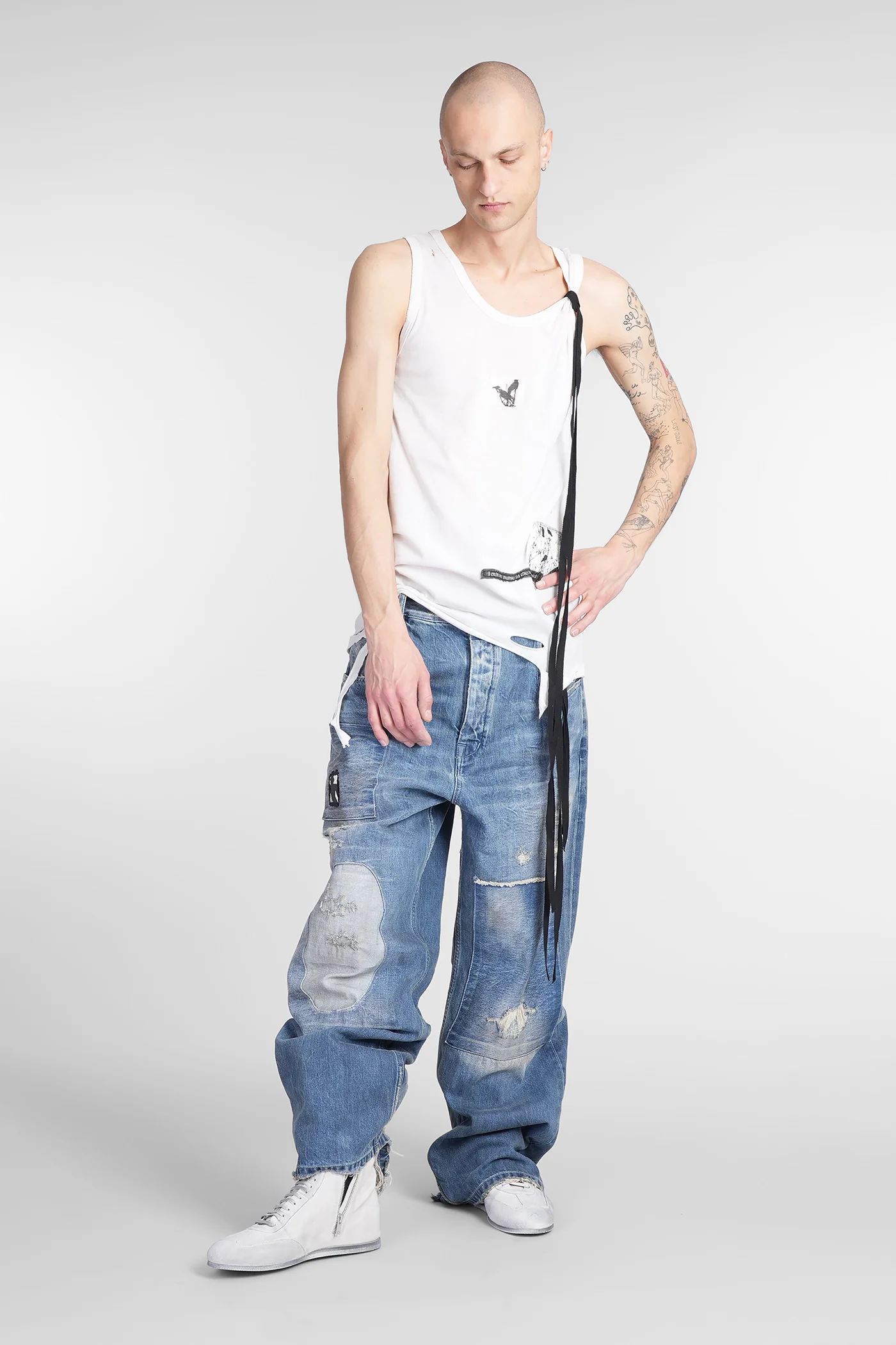 Olan Jeans in blue cotton - Image 2