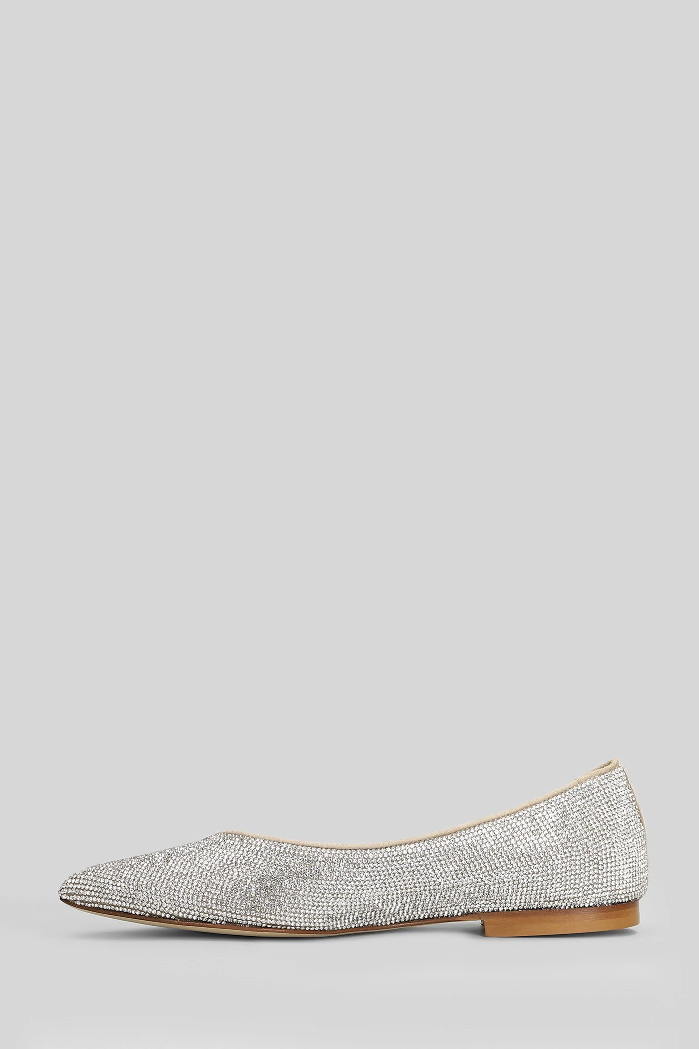 Ballet flats in beige suede - Image 3